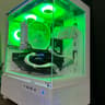 White 1080p Beast gaming pc