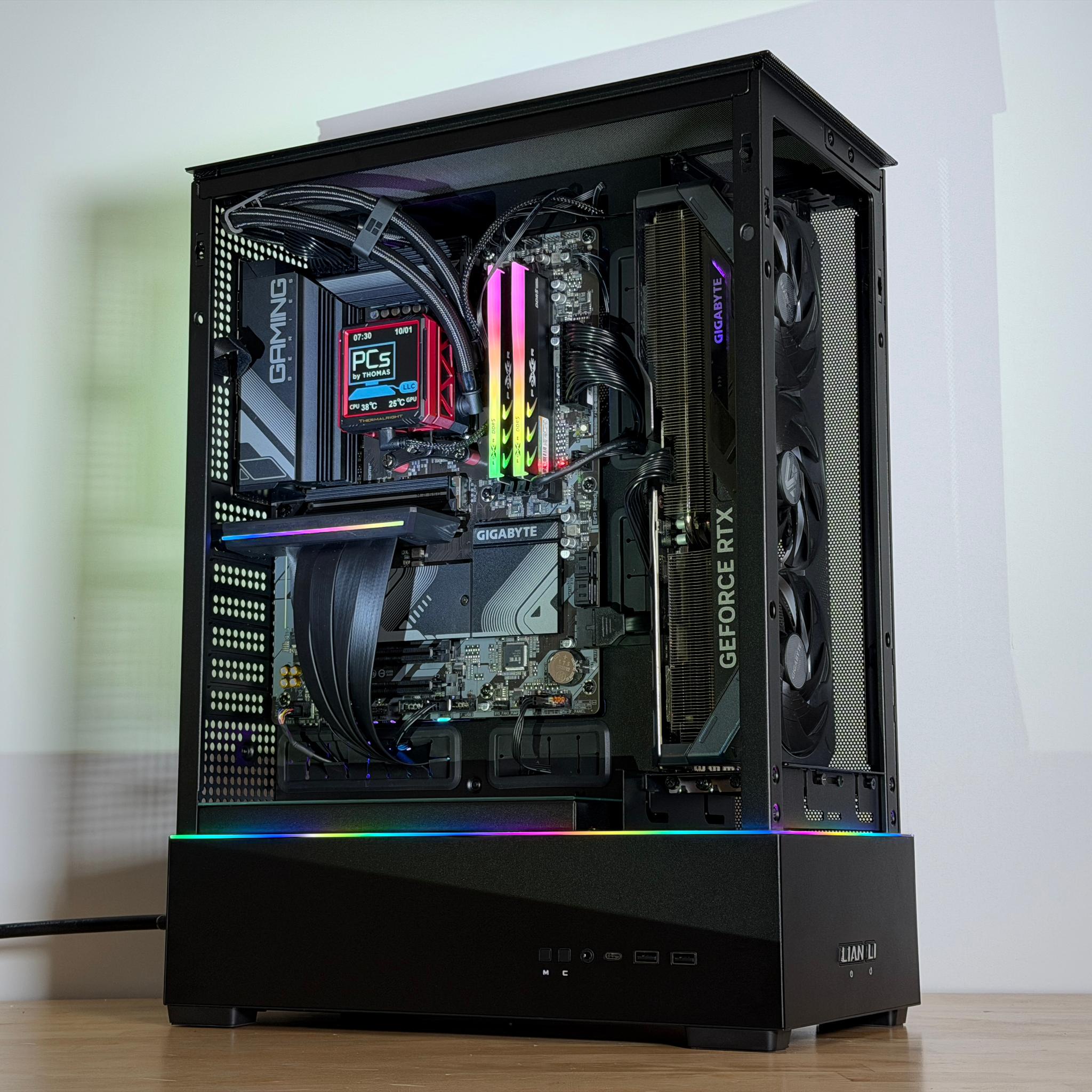 RTX 5070TI Ryzen 7 7800X3D Gaming PC 2TB SSD 32GB RAM