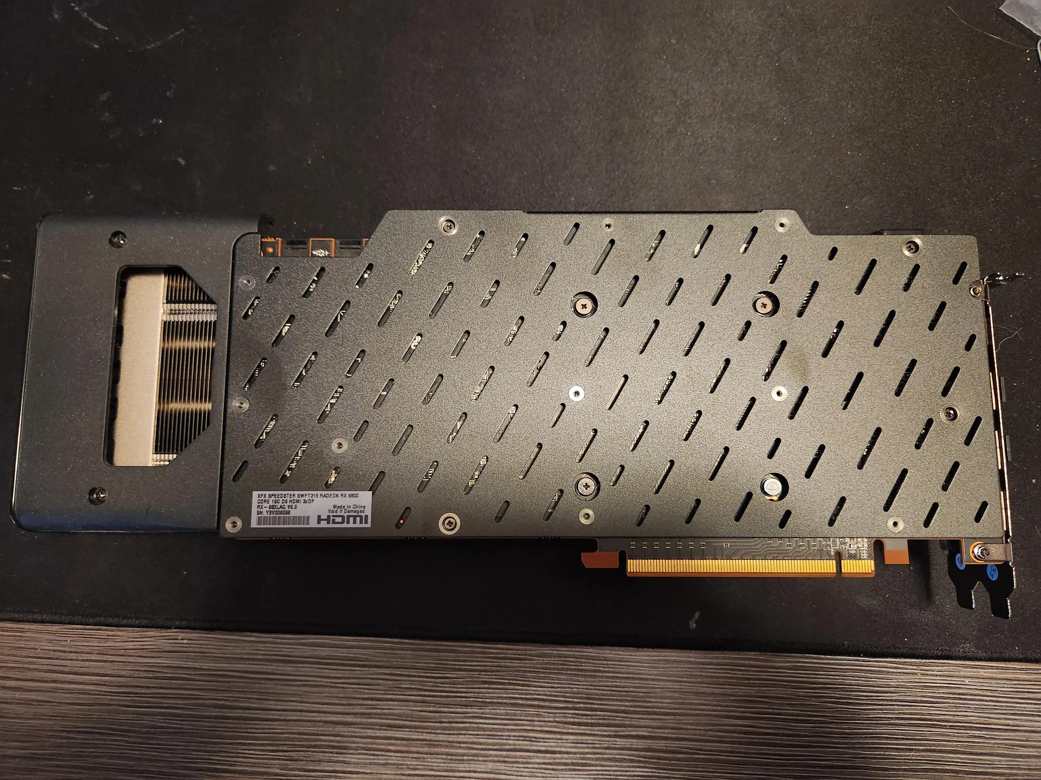 Radeon RX 6800 - XFX Speedster SWFT319 - Lightly Used - Card Only