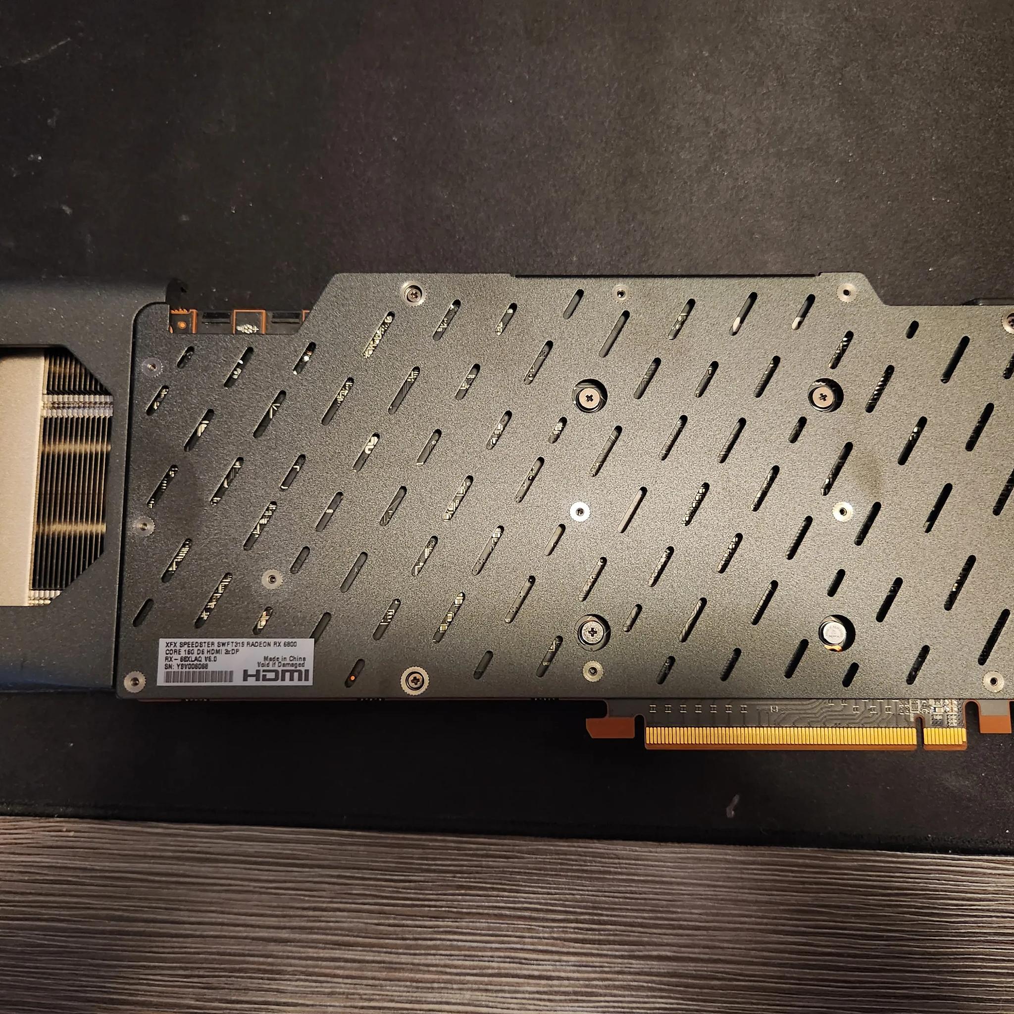 Radeon RX 6800 - XFX Speedster SWFT319 - Lightly Used - Card Only