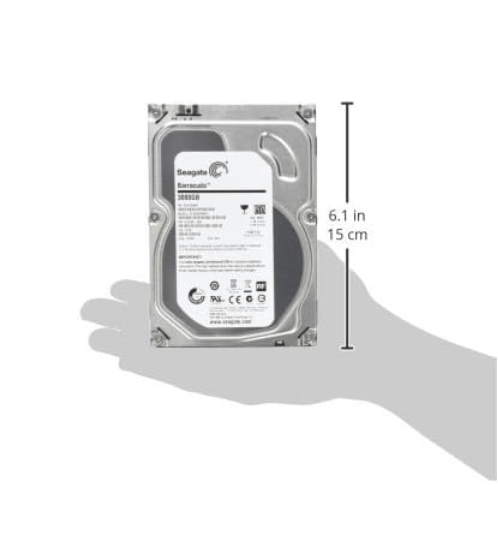 NEW SEAGATE BARRACUDA 3TB 3.5 in. SATA INTERNAL HARD DRIVE, 7400 RPM