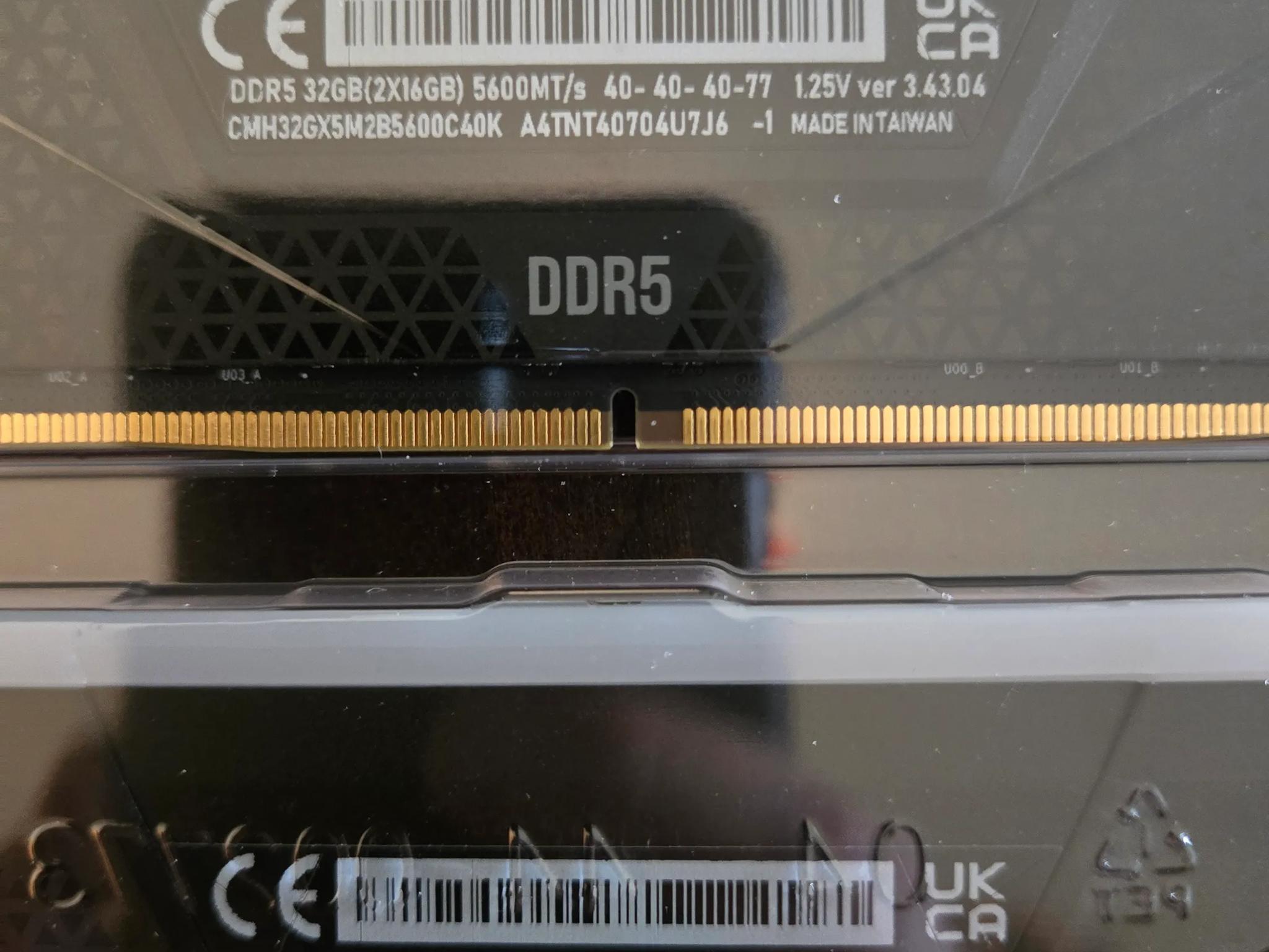 Corsair Vengeance RGB DDR5 32GB (16GBx2)