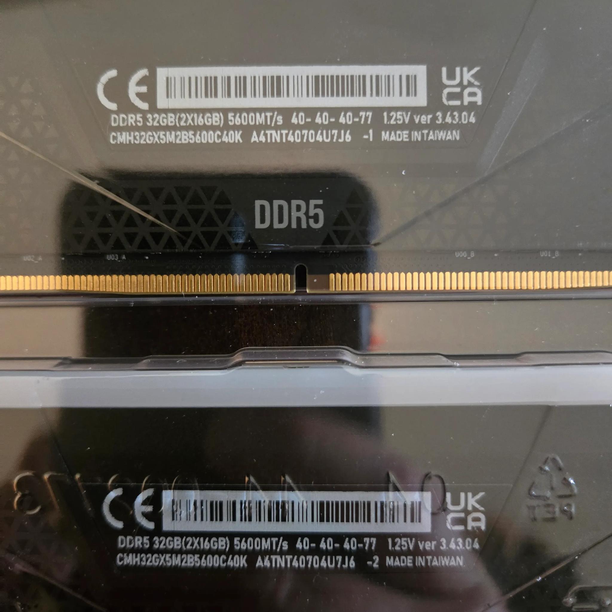 Corsair Vengeance RGB DDR5 32GB (16GBx2)