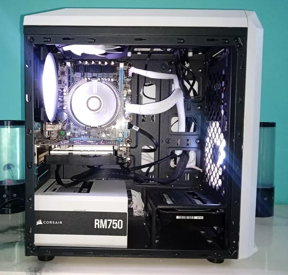 BUDGET GAMING PC INTEL E5 2640 RX 550 4G 16GB RAM 1TB HD WIN10 PRO