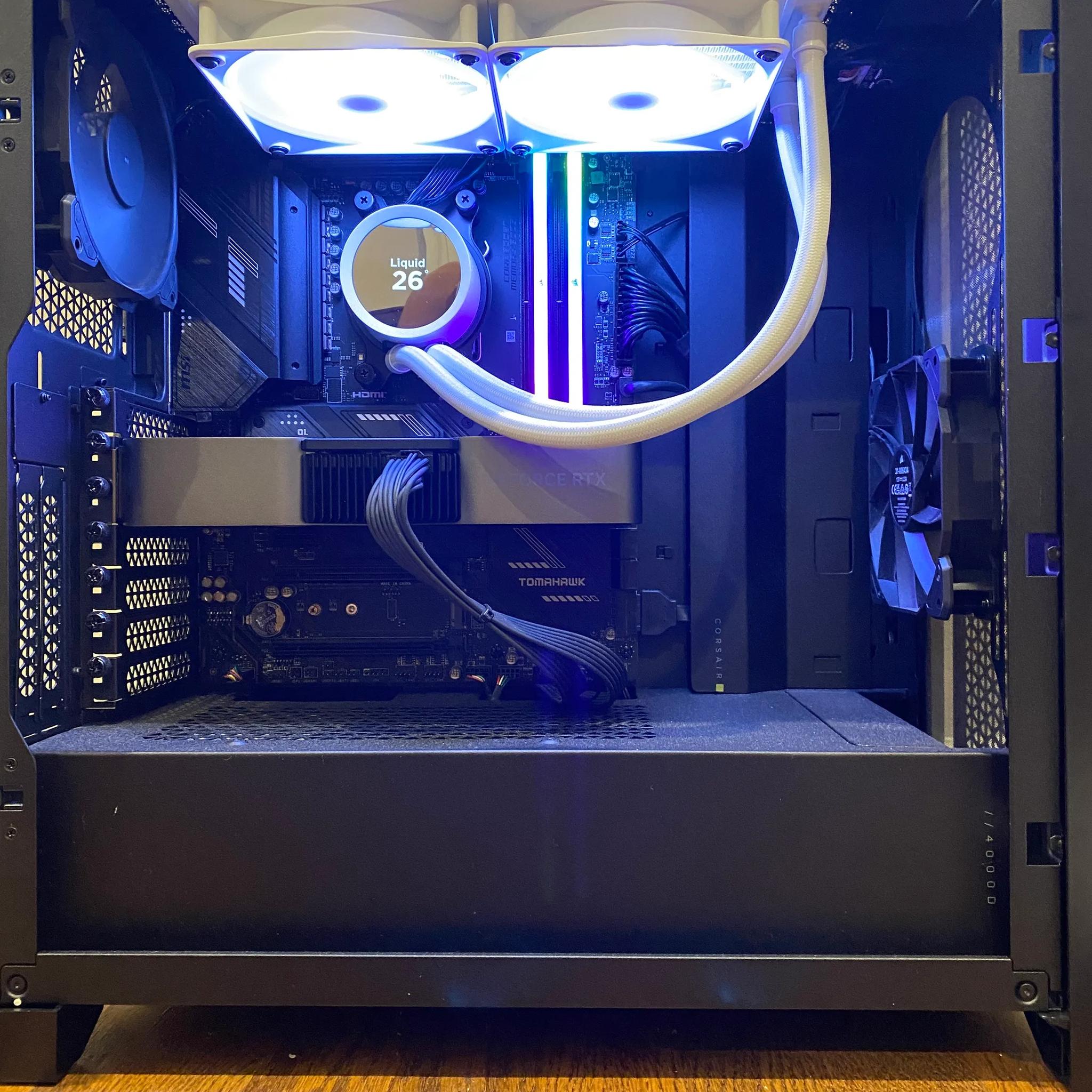 Gaming PC R7 7800X3D CPU, RTX 4070. High Power Gaming PC!