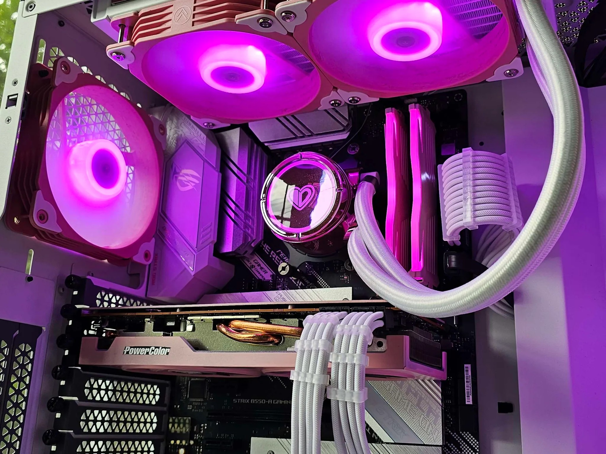 Rose 🌹 R5 5600x 6700xt 12Gb Pink Gaming pc
