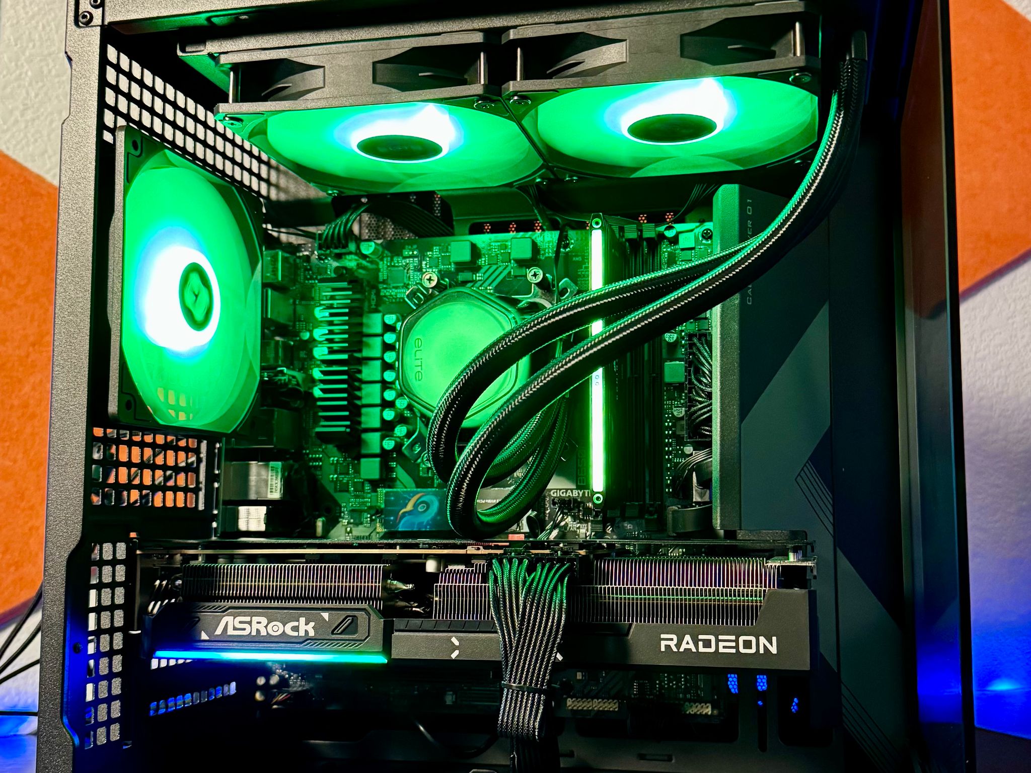 🔥 Ryzen 5 7600X + RX 9070 16GB Gaming PC 🚀 1440p ULTRA BEAST ❄️ 240mm Liquid Cooled ✨ Jonsbo D34