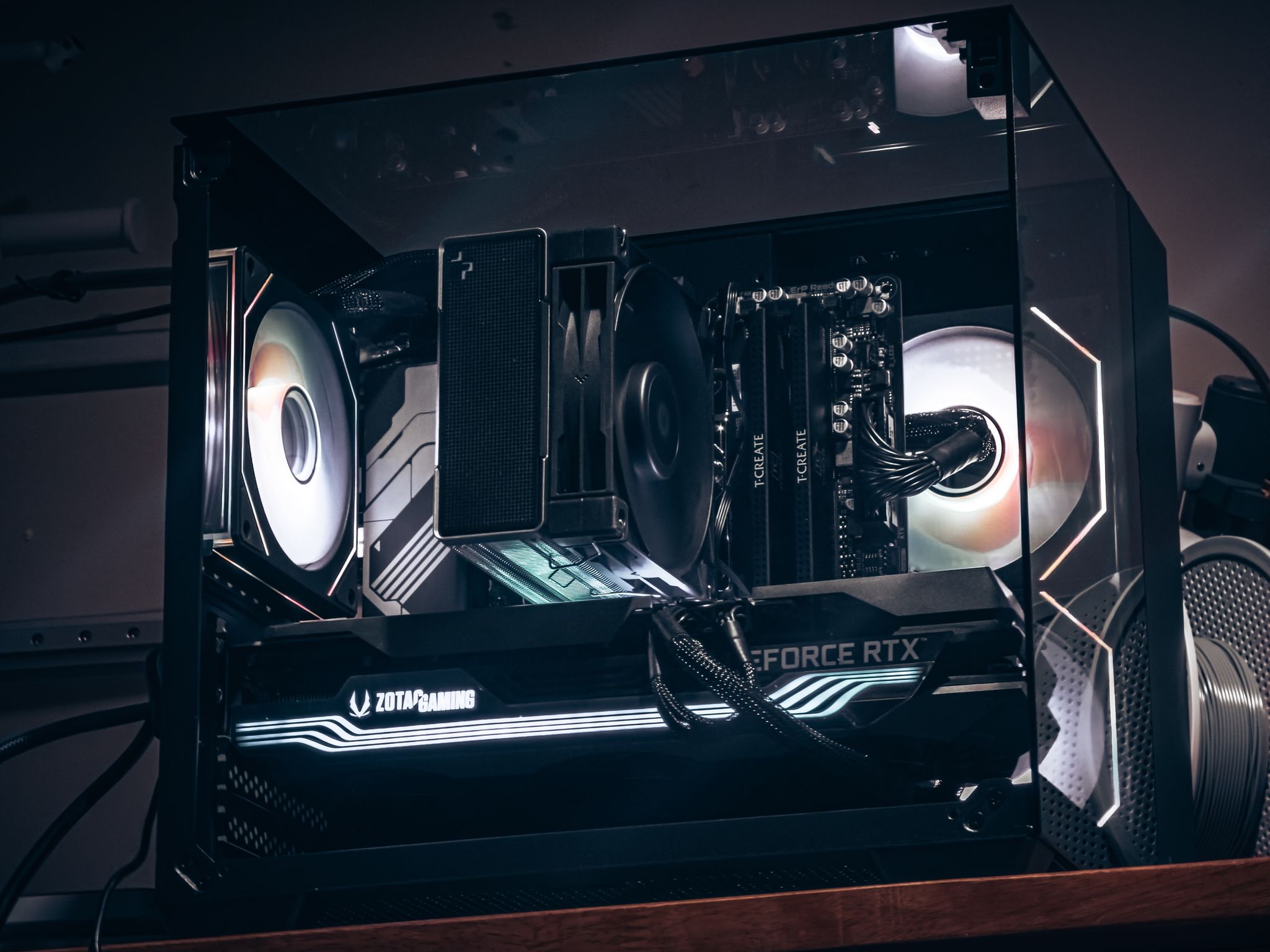 🔥 Ryzen 9 7950X | RTX 3080 Ti AMP Holo | 64GB DDR5 | RGB Fishtank Build 🔥