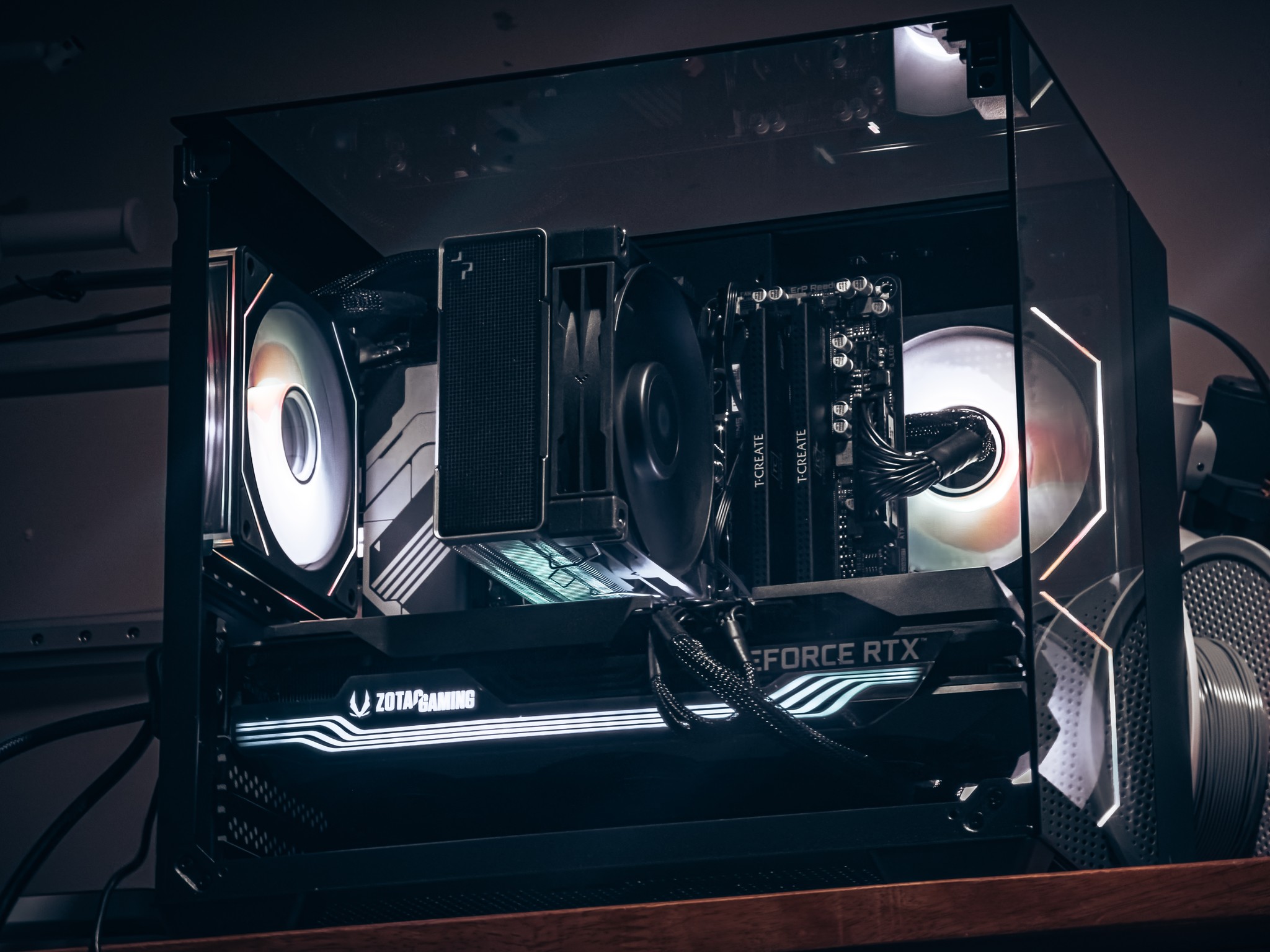 🔥 Ryzen 9 7950X | RTX 3080 Ti AMP Holo | 64GB DDR5 | RGB Fishtank Build 🔥
