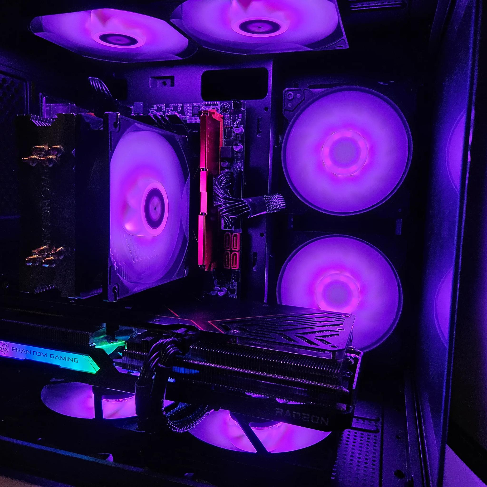 Dark Side Rig Intel 10 Core / 16GB DDR4 / 1TB SSD / RX 7600