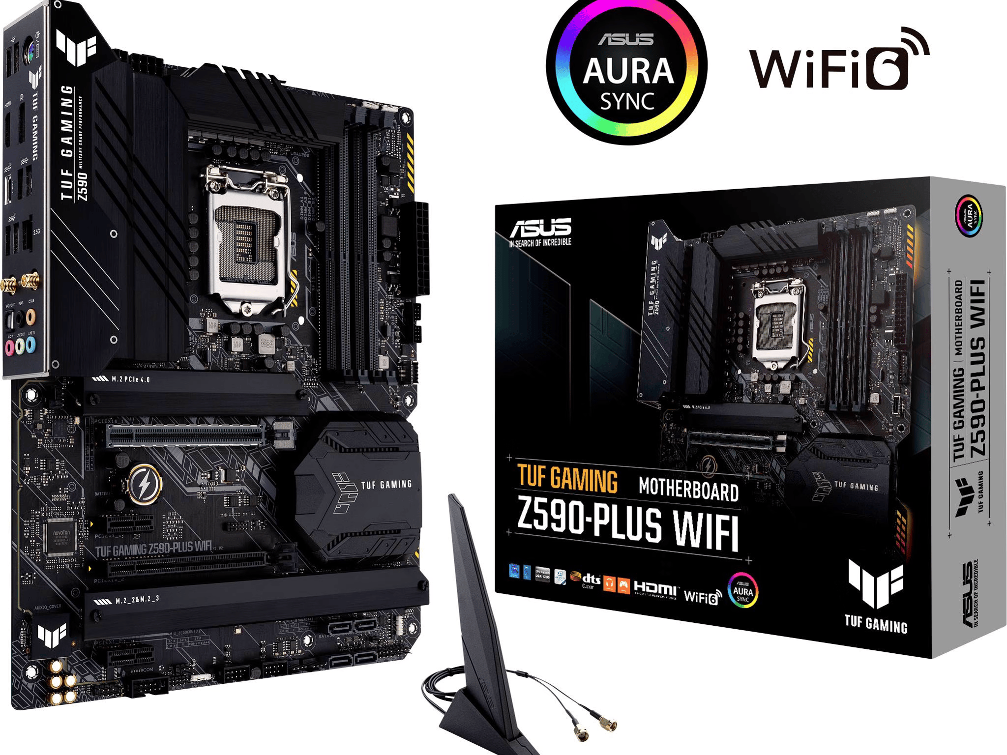 Intel Asus Z590-Plus Wifi LGA 1200 Motherboard (New)