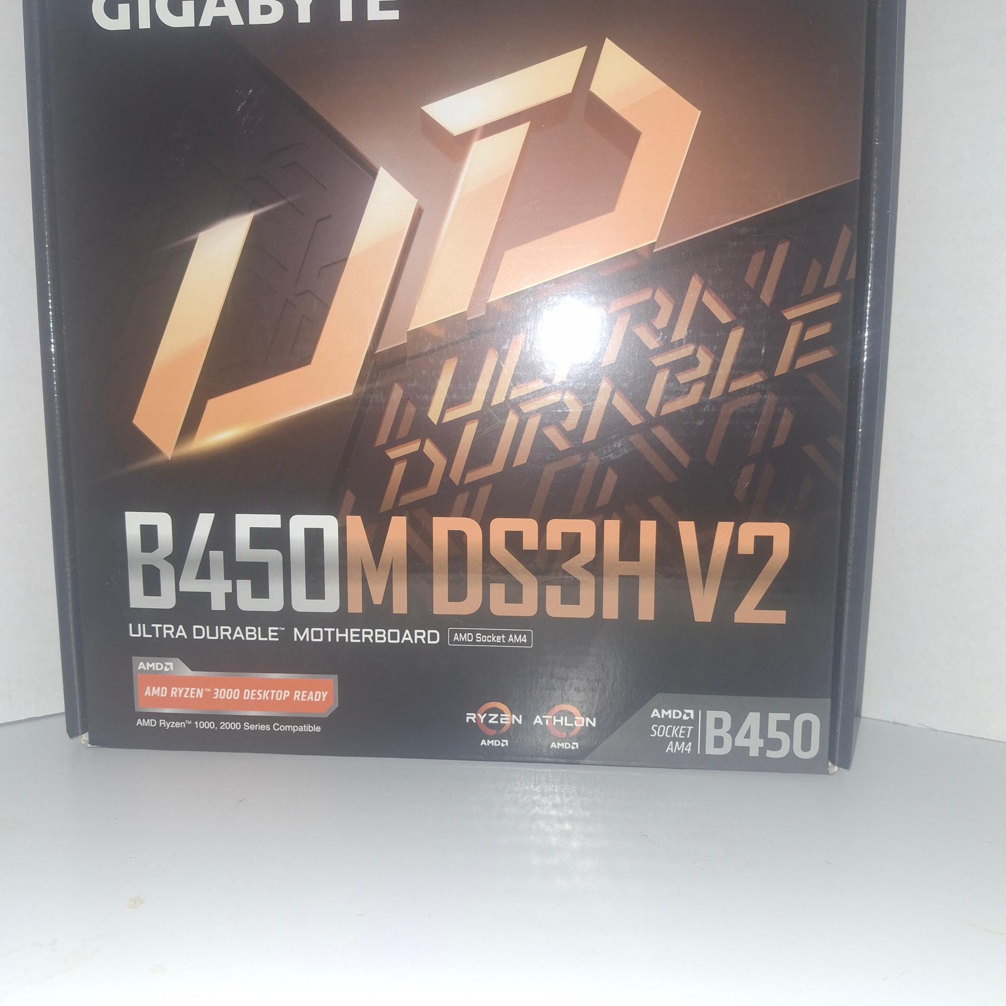 GIGABYTE B450M DS3H V2 AM4 AMD B450 Micro ATX AMD Motherboard