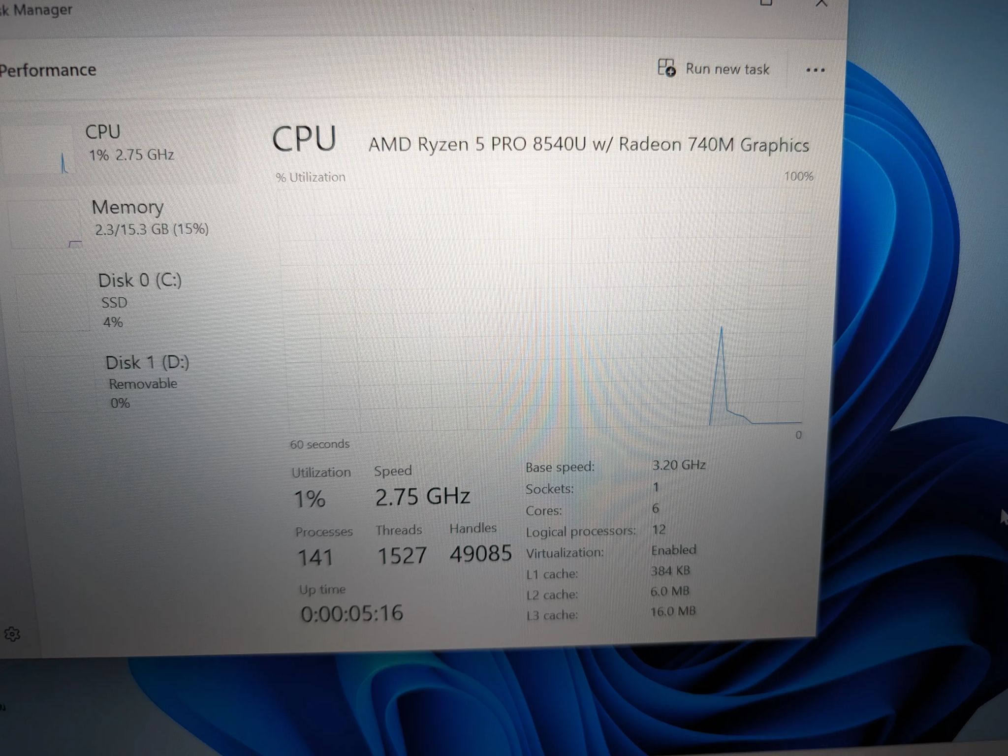 HP EliteBook 845 G11 14 AMD Ryzen 5 8540 16GB RAM 256GB SSD Notebook PC