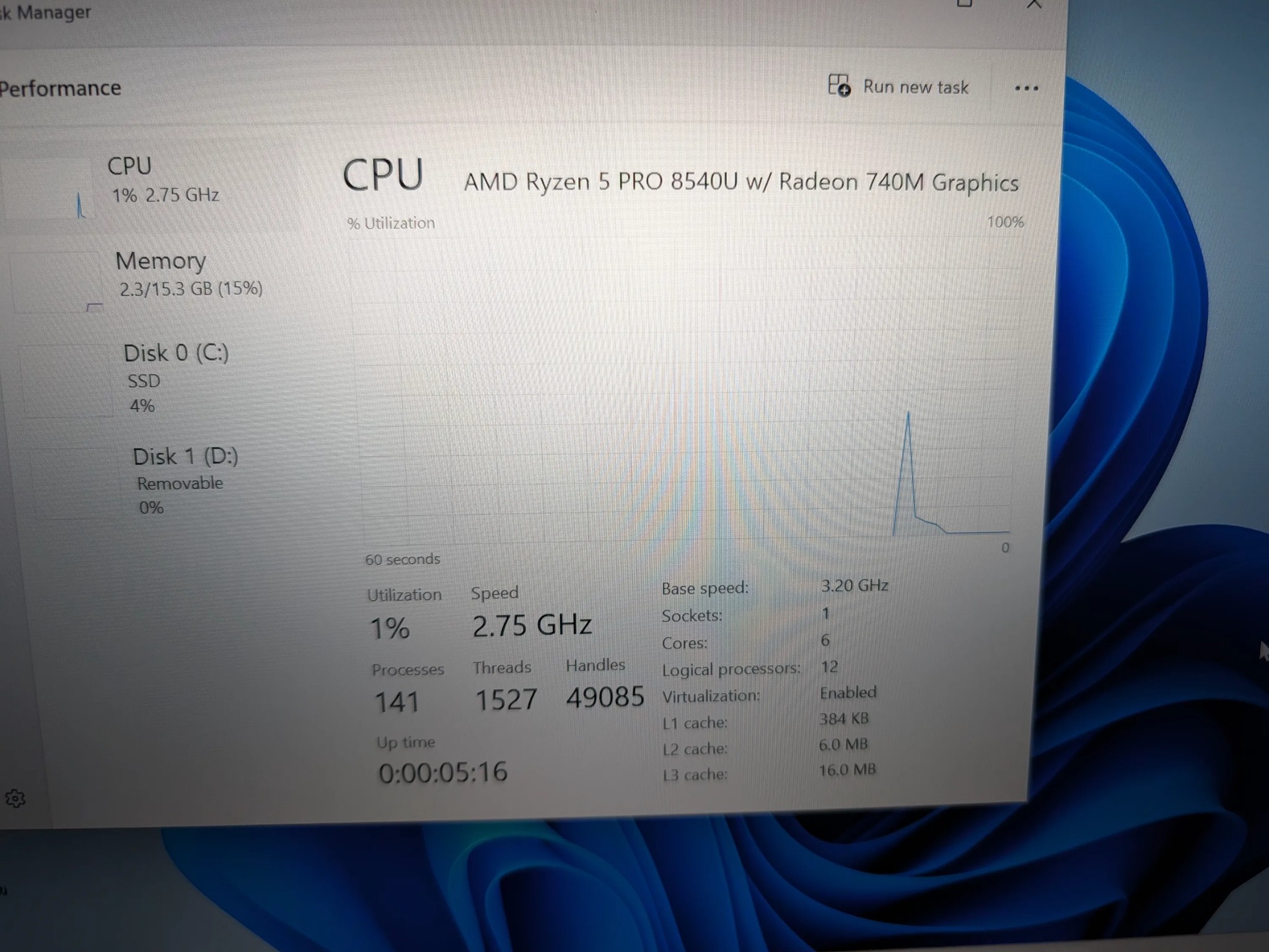 HP EliteBook 845 G11 14 AMD Ryzen 5 8540 16GB RAM 256GB SSD Notebook PC