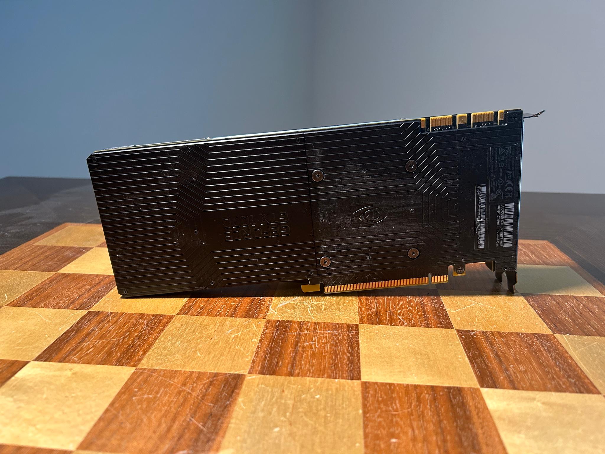 Nvidia GTX 1070 Founder's Edition Cards