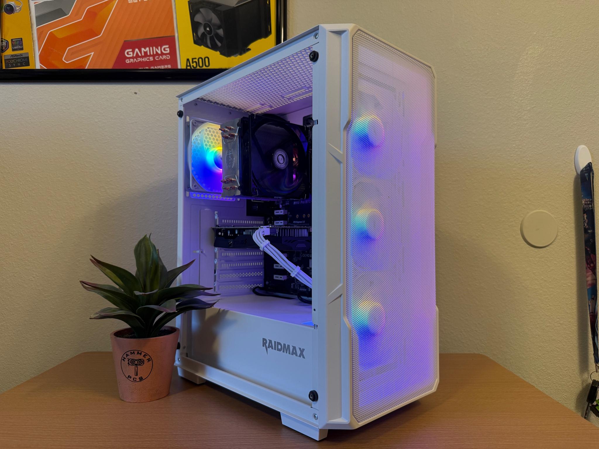 🔮Custom Built White RGB Gaming PC🔮| Intel i5, GTX 1060, Windows 11 | GTA V, Fortnite, Roblox, more