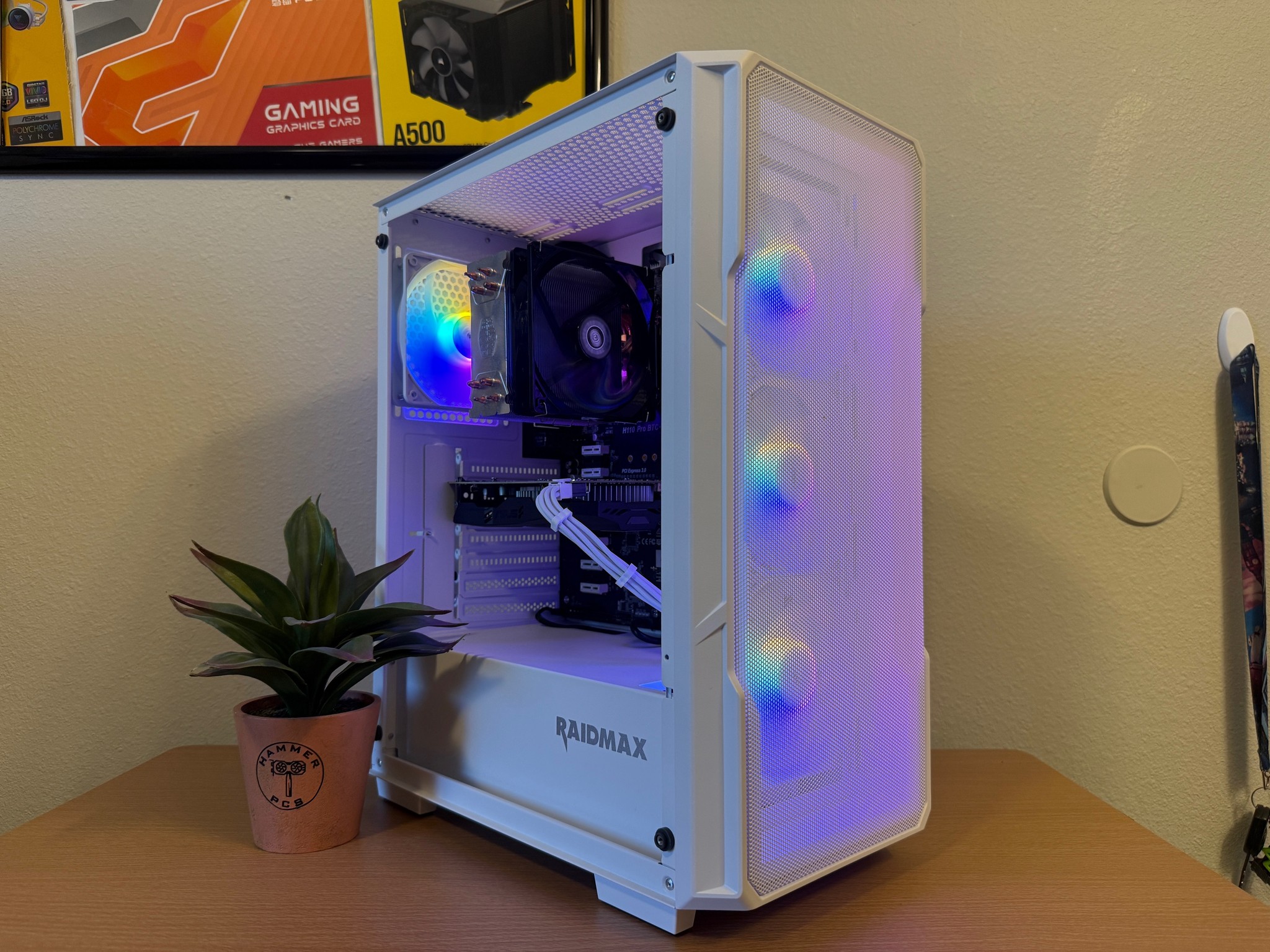 🔮Custom Built White RGB Gaming PC🔮| Intel i5, GTX 1060, Windows 11 | GTA V, Fortnite, Roblox, more