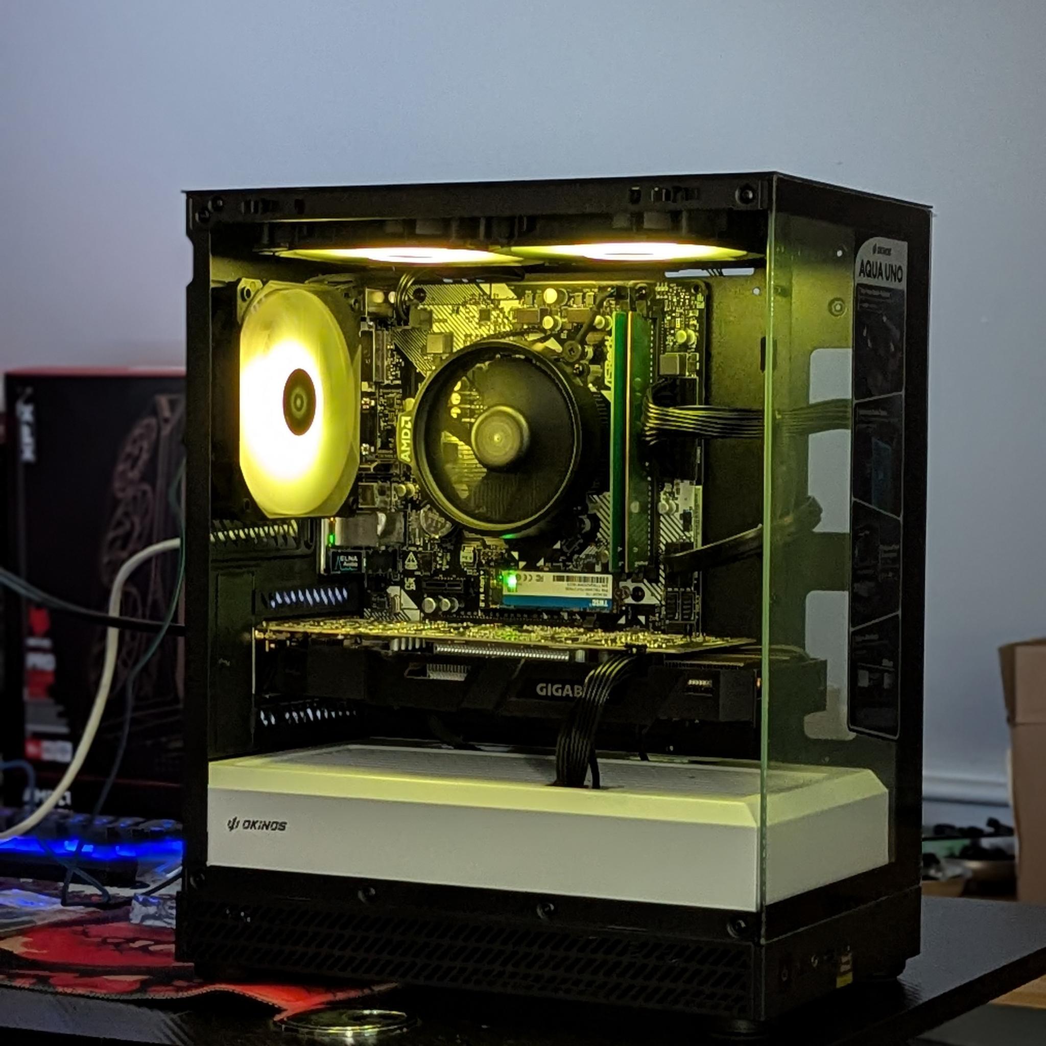 Gaming PC|AMD Ryzen 5 2600|16 GB DDR4|1 TB NVME SSD M.2|NVIDIA GEFORCE GTX 1070 8 GB|Windows 11 Home