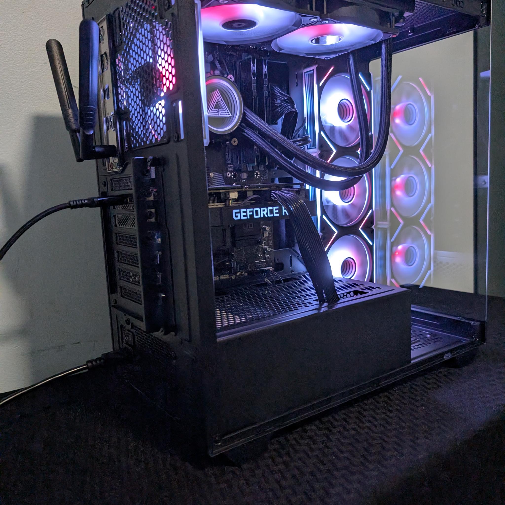 RTX 3060 ti-Intel I7-11700-32GB DDR4 3200-1.5TB Total Storage Gaming PC
