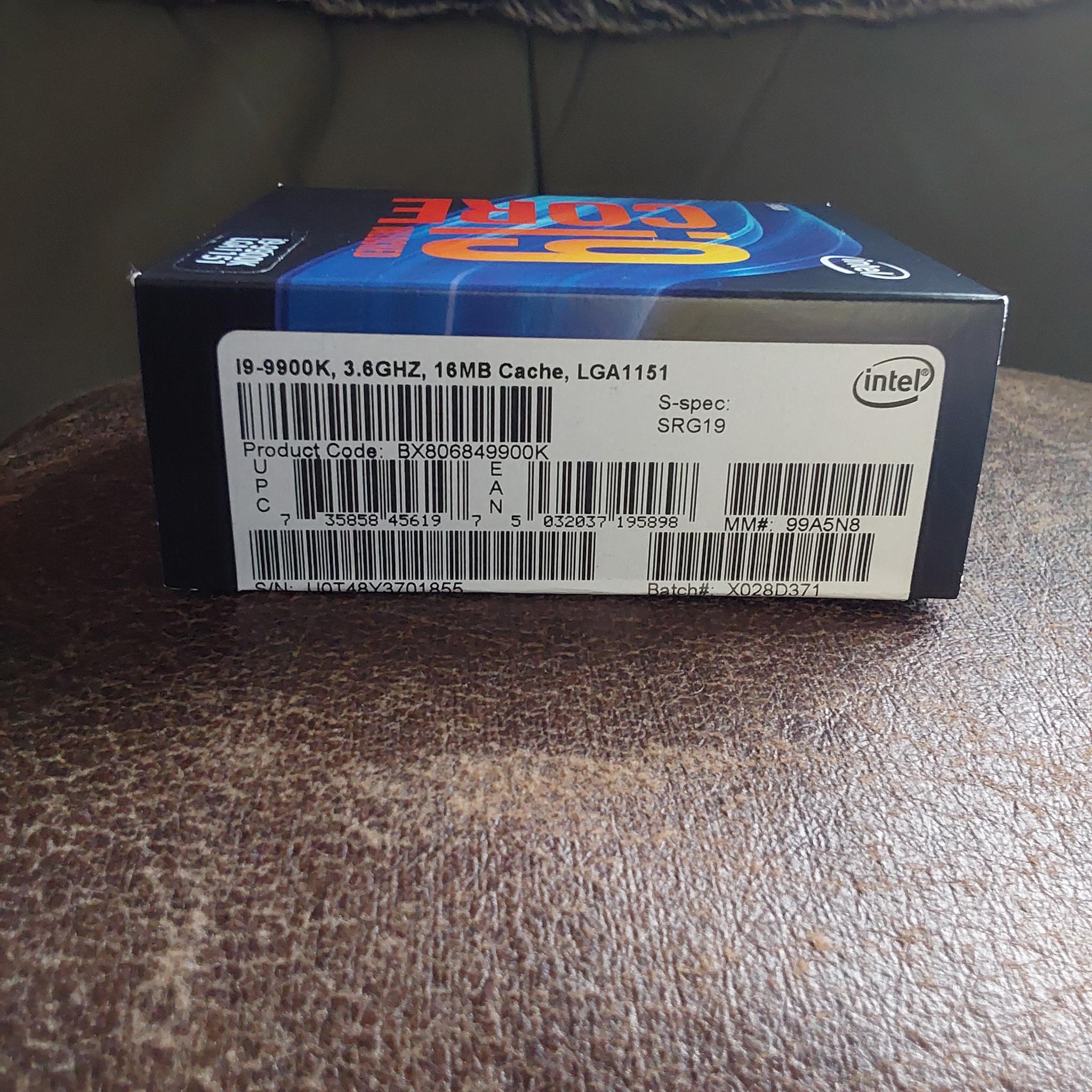 Intel Core i9-9900K 8-Core (5.0 GHz Turbo) LGA 1151 (300 Series) Desktop Processor