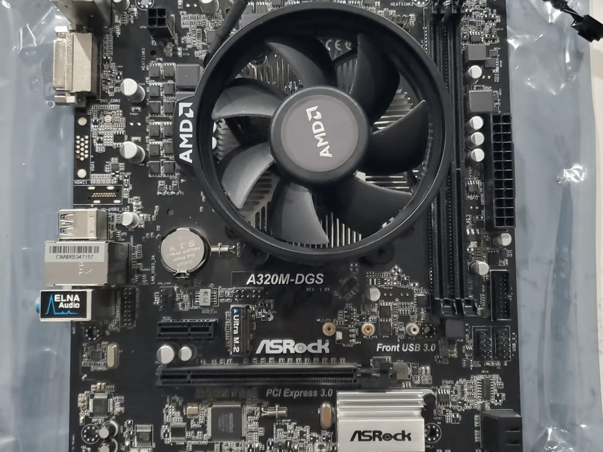 Motherboard + Cpu Combo Deal: Asrock A320-DGS + Ryzen 3 1200 (Stock cooler included)