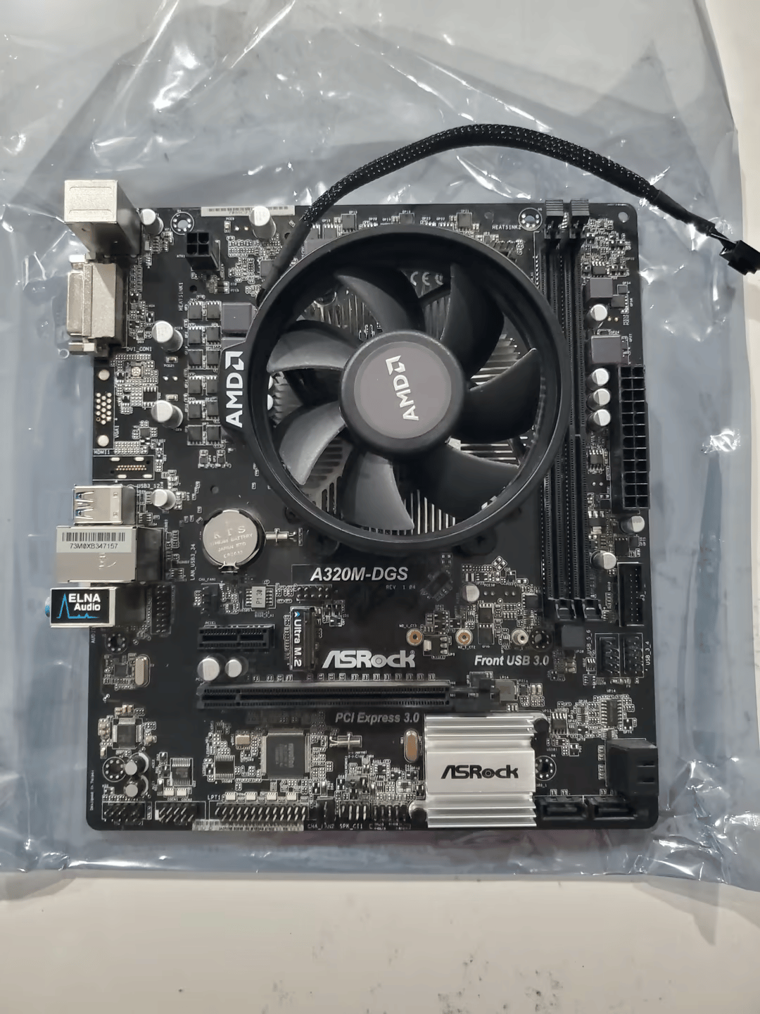Motherboard + Cpu Combo Deal: Asrock A320-DGS + Ryzen 3 1200 (Stock cooler included)