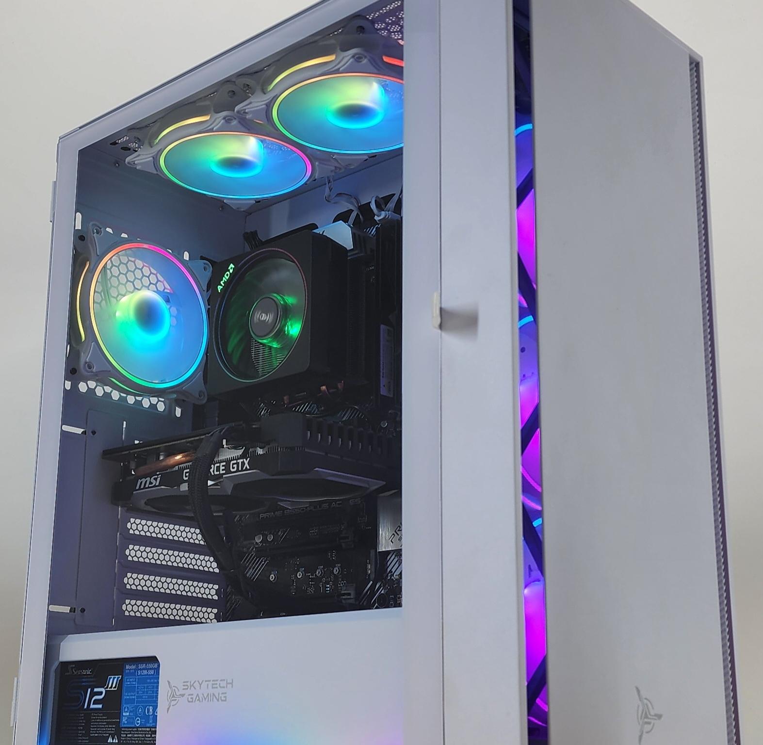 Gaming PC Ryzen 7 3800X 16GB RAM 500GB SSD GTX 1660 Ti 6GB Windows 11 Computer