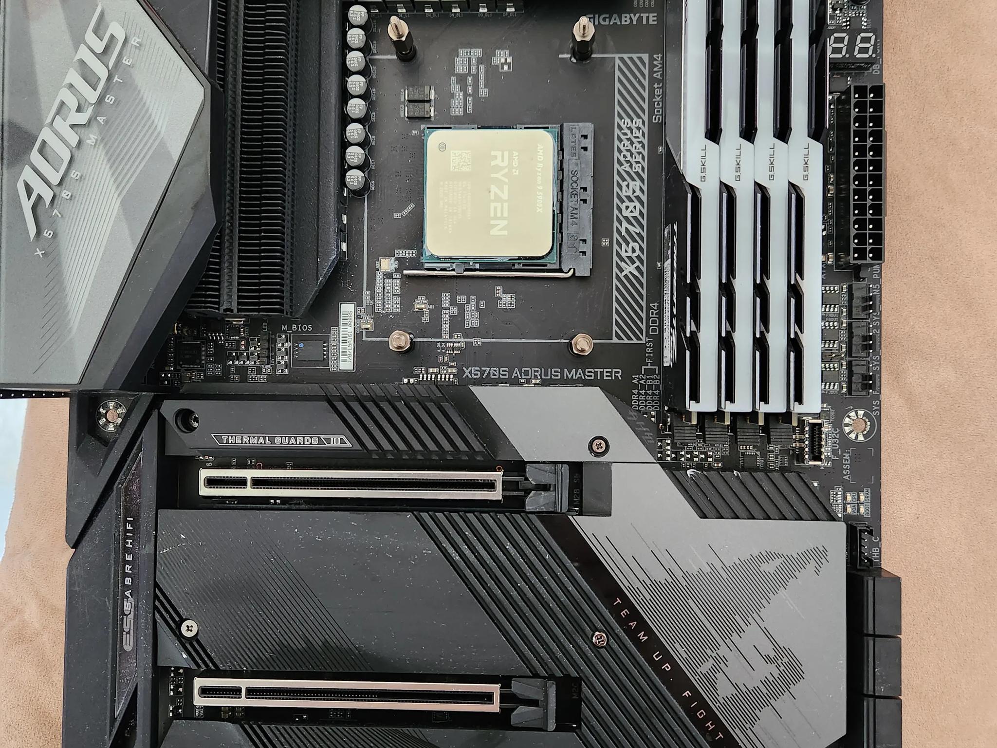 Ryzen 9 5900x w/ Aorus Master x570s and 64gb DDR4 3600mhz of RAM Combo Sale...