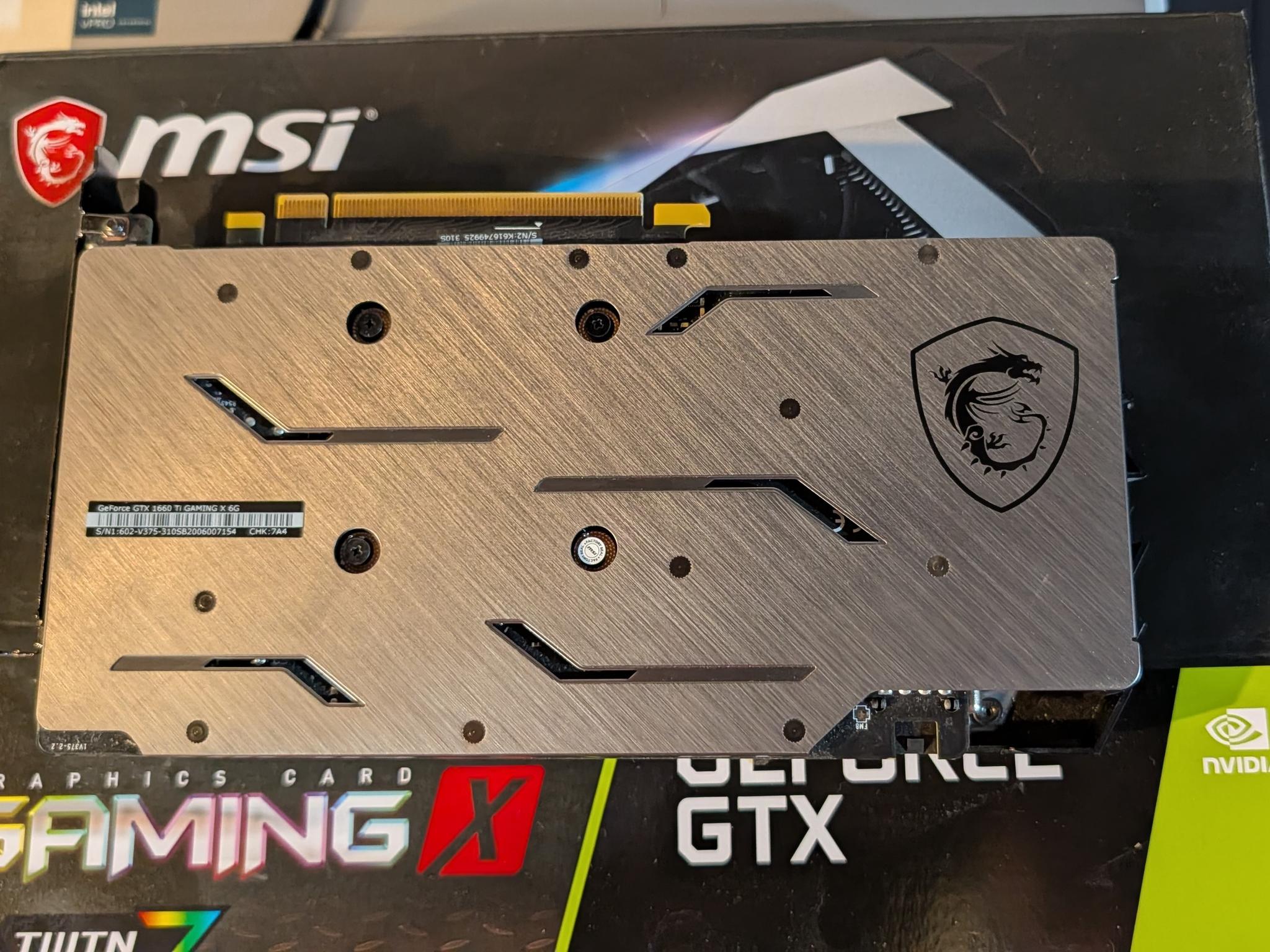GTX 1660 Ti GAMING X 6G MSI