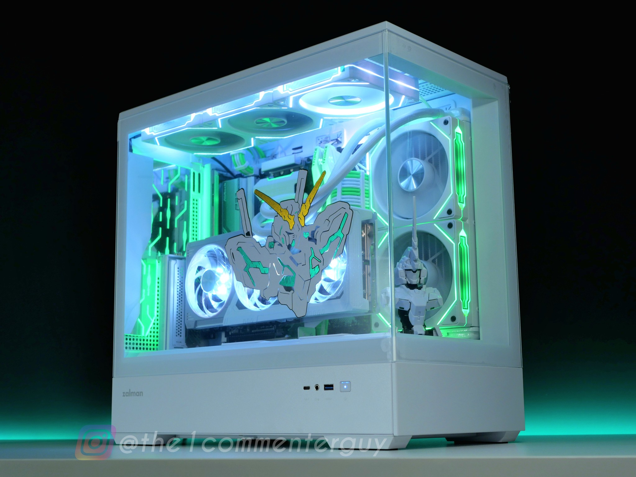 RX-0 🦄| RX 9060 XT 16gb, Ryzen 5 7600 Gundam themed gaming pc