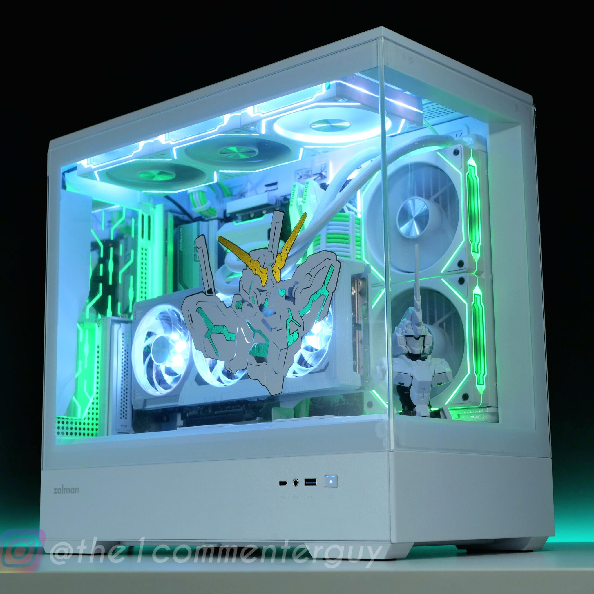 RX-0 🦄| RX 9060 XT 16gb, Ryzen 5 7600 Gundam themed gaming pc