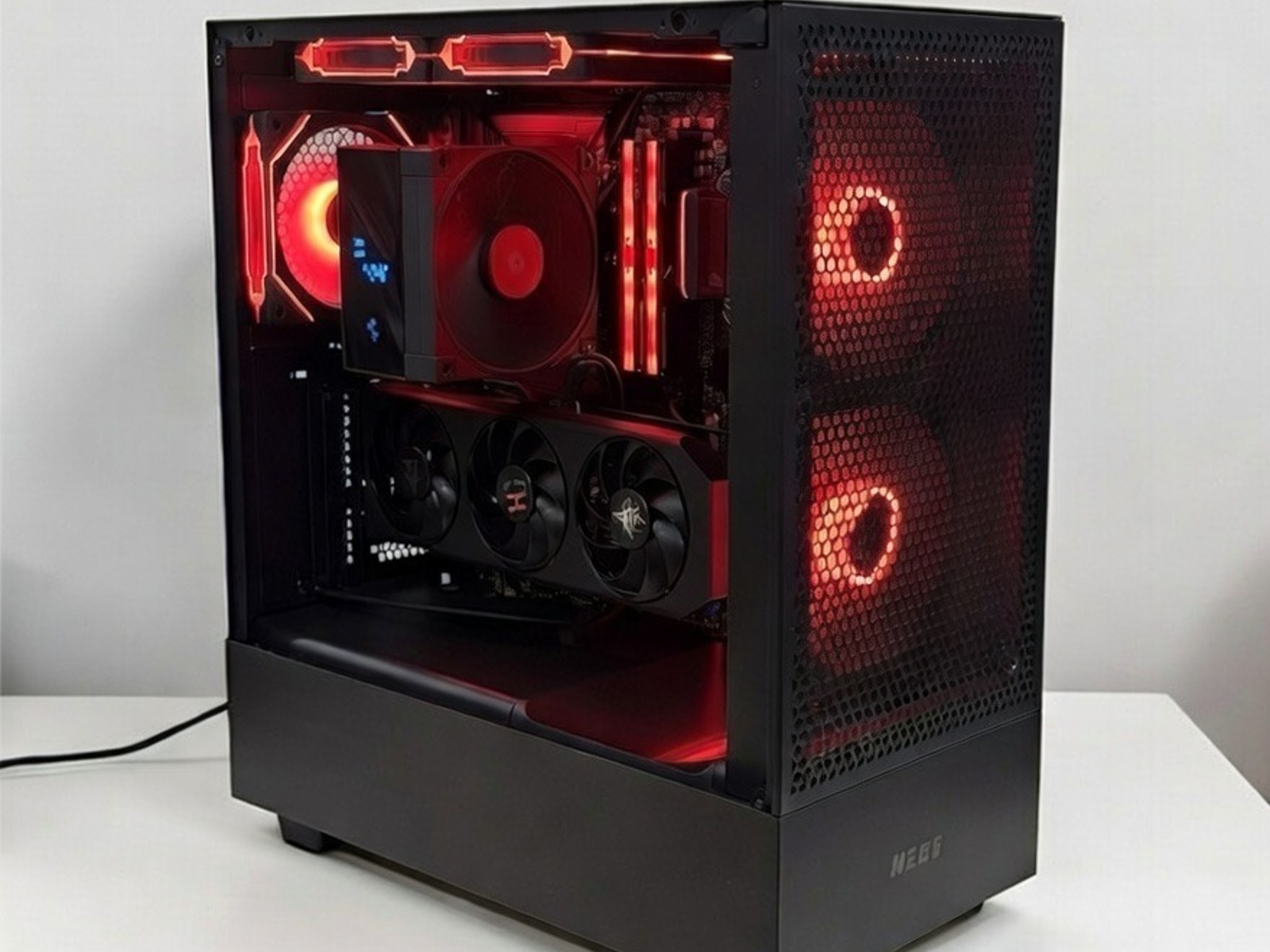 9060 XT 16 GB | 32 GB DDR5 6000 mhz | Ryzen 5 7400f | Vertical GPU