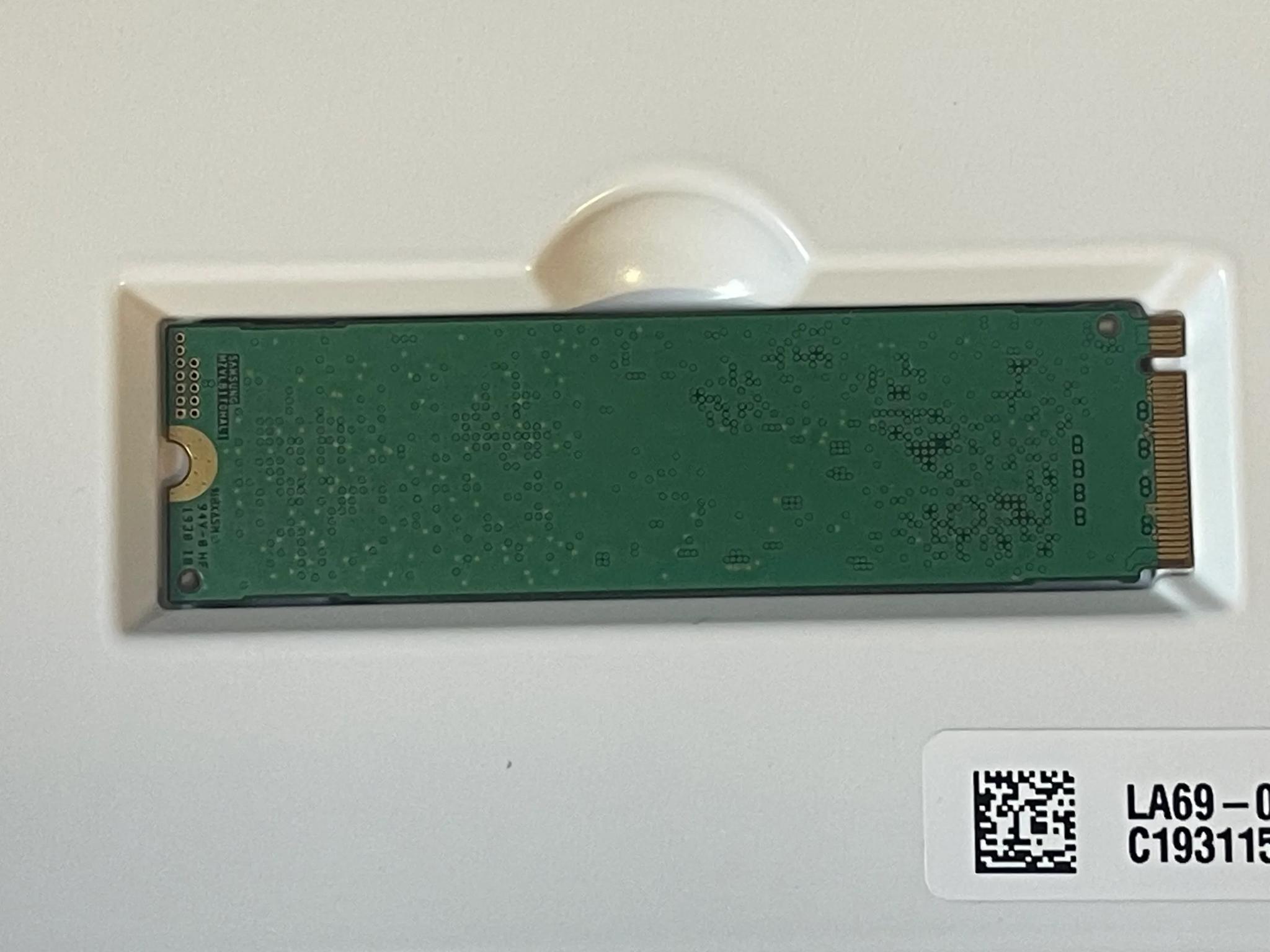 Used, Samsung PM981 256GB NVMe M.2 SSD