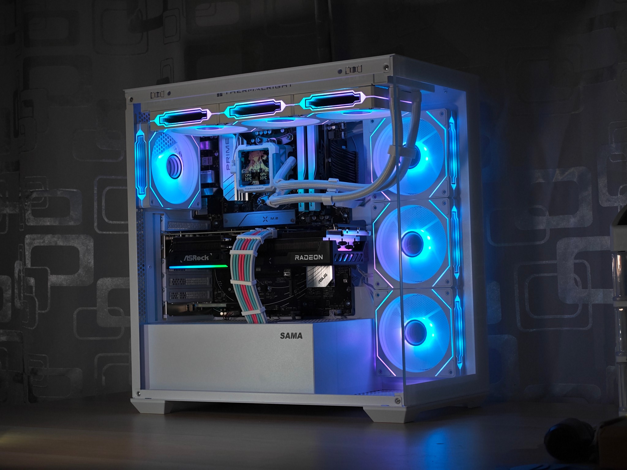 RX 9070 XT 16GB, Ryzen 7 7800X3D, 32GB DDR5, 1TB NVMe | 1440P / 4K Gaming & Productivity Workstation