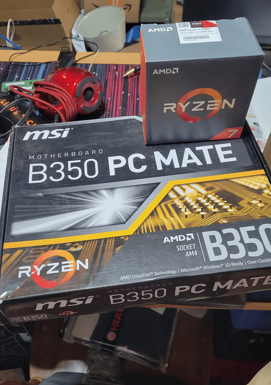 Ryzen 7 1700x with motherboard