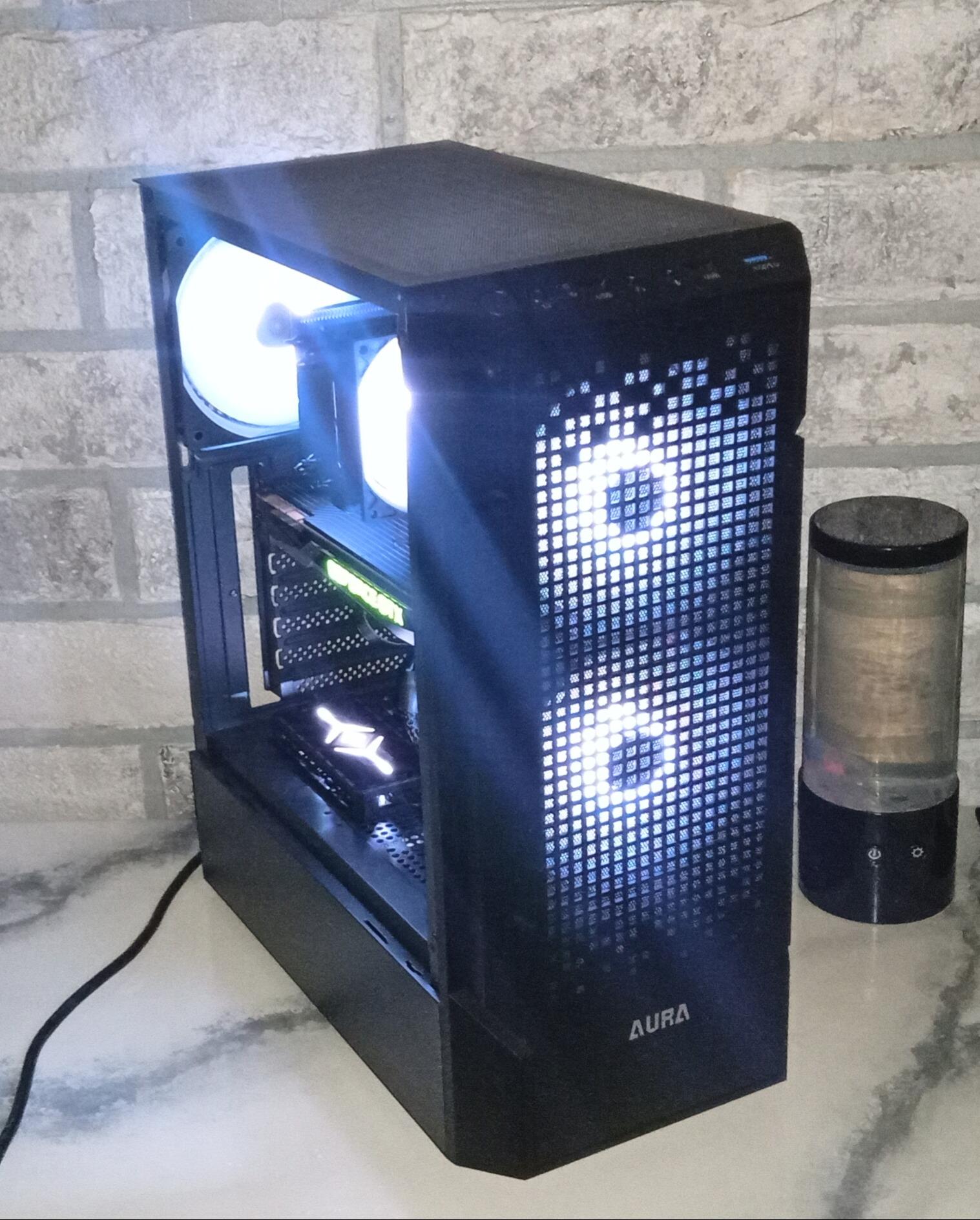 Gaming Pc/Ryzen 5 1600/Gtx 1080/512 SSD/16GB DDR 4/600W PSU/WIN11 PRO/WIFI