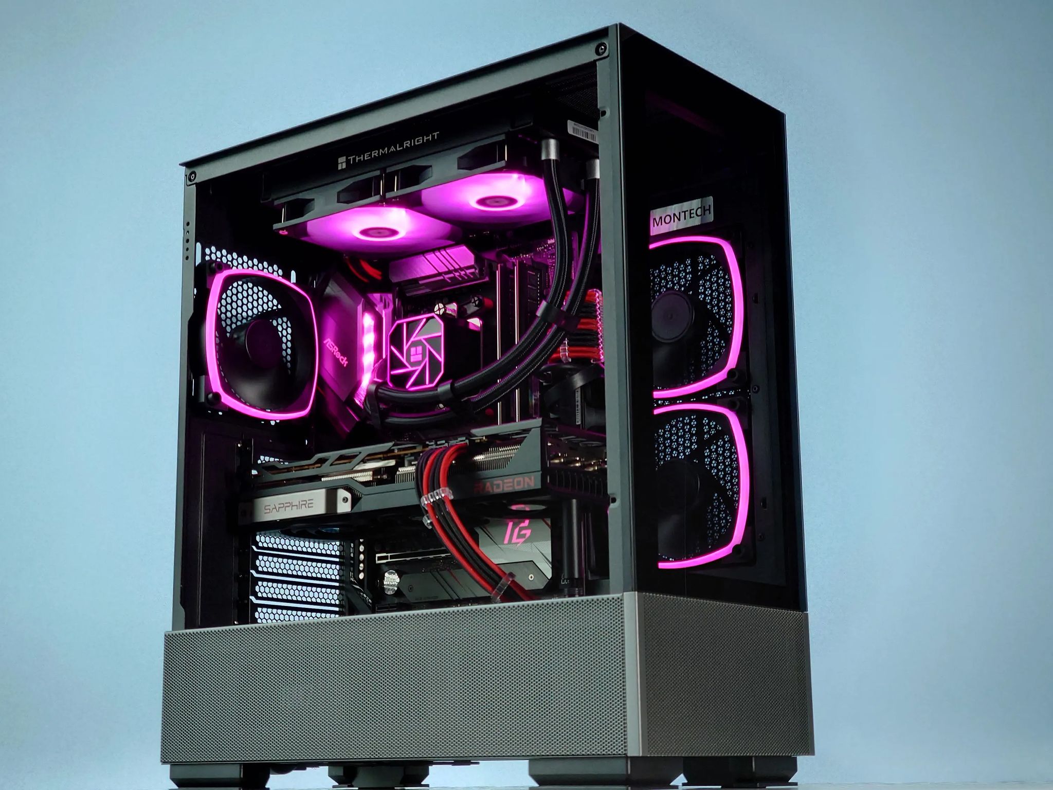 🖤❤️Liquid Cooled Gaming PC🚀AMD RX 6800 16GB🚀AMD Ryzen 7 5800X 8 core🚀32GB DDR4🚀1TB SSD