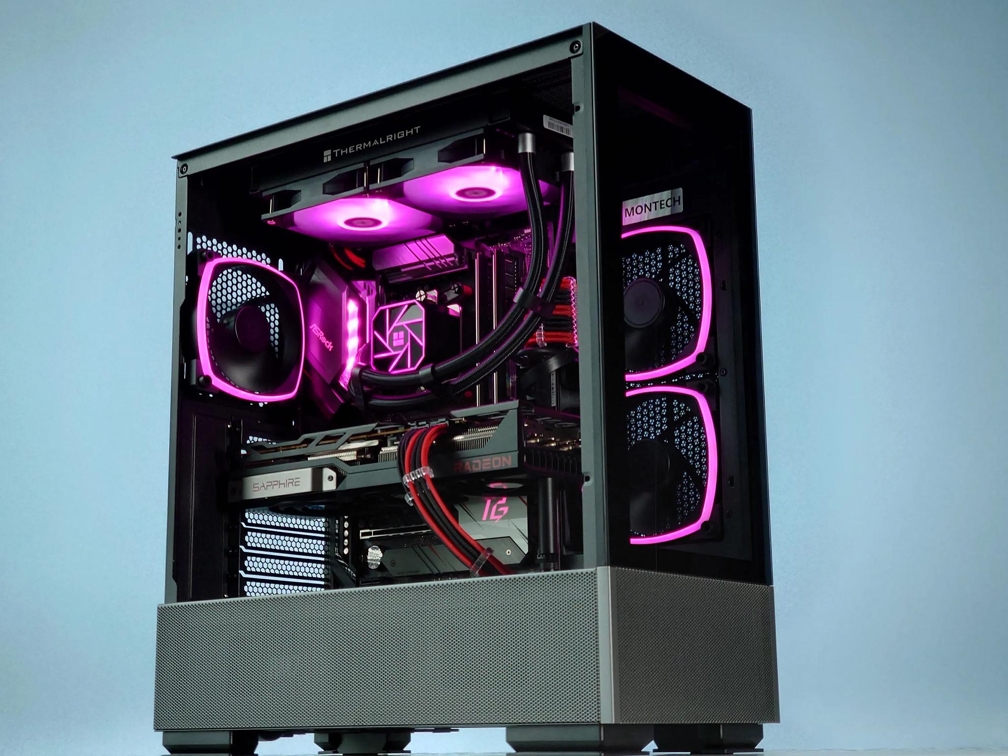 🖤❤️Liquid Cooled Gaming PC🚀AMD RX 6800 16GB🚀AMD Ryzen 7 5800X 8 core🚀32GB DDR4🚀1TB SSD