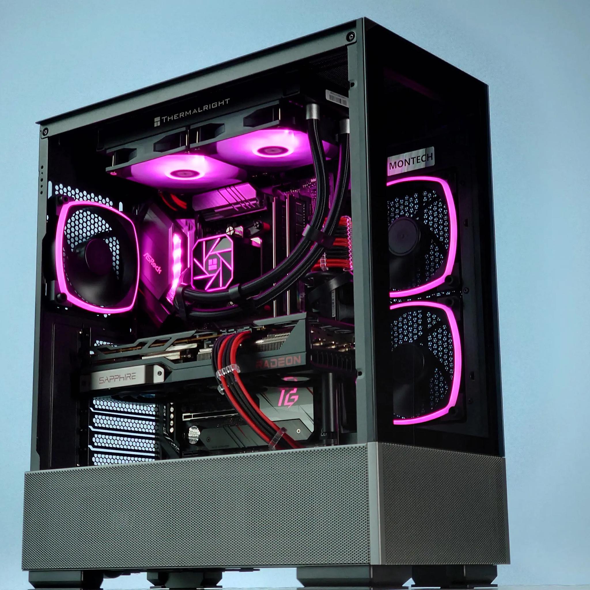 🖤❤️Liquid Cooled Gaming PC🚀AMD RX 6800 16GB🚀AMD Ryzen 7 5800X 8 core🚀32GB DDR4🚀1TB SSD
