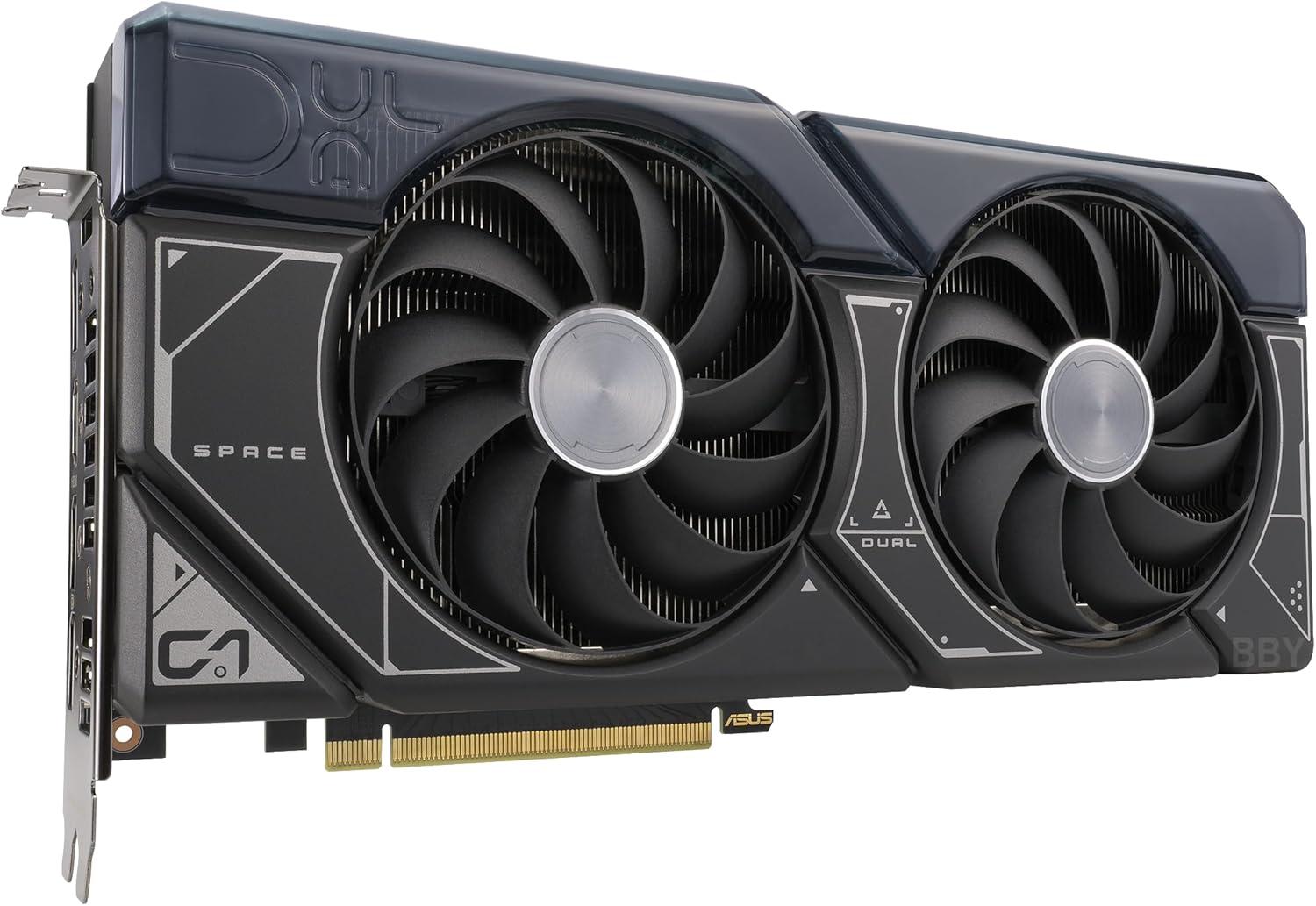 ASUS GeForce RTX 4070 Super 12GB Dual OC GDDR6X Video Graphics Card GPU