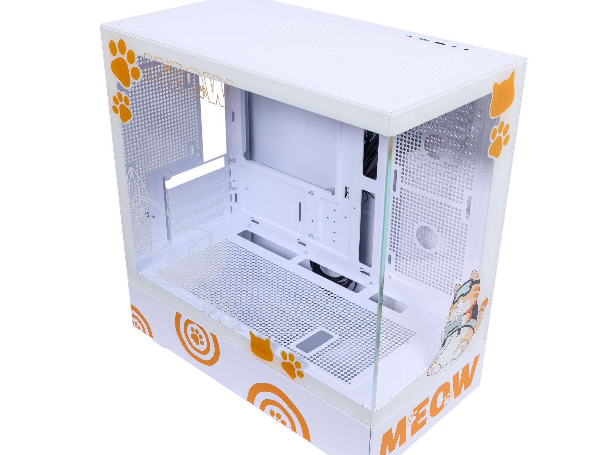 Segotep Memphis-S Meow Combo M-ATX  Case, AIO BeIced II 360, ARGB Fan Meow Edition