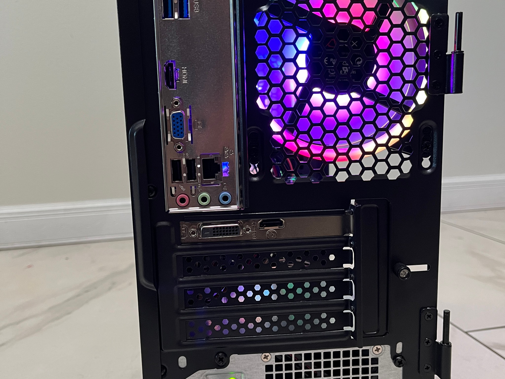 Super Budget PC - Intel i3-4160, NVIDIA GT 1030, 12GB RAM, 378GB Storage, w/ Wi-Fi, BT & RGB Remote
