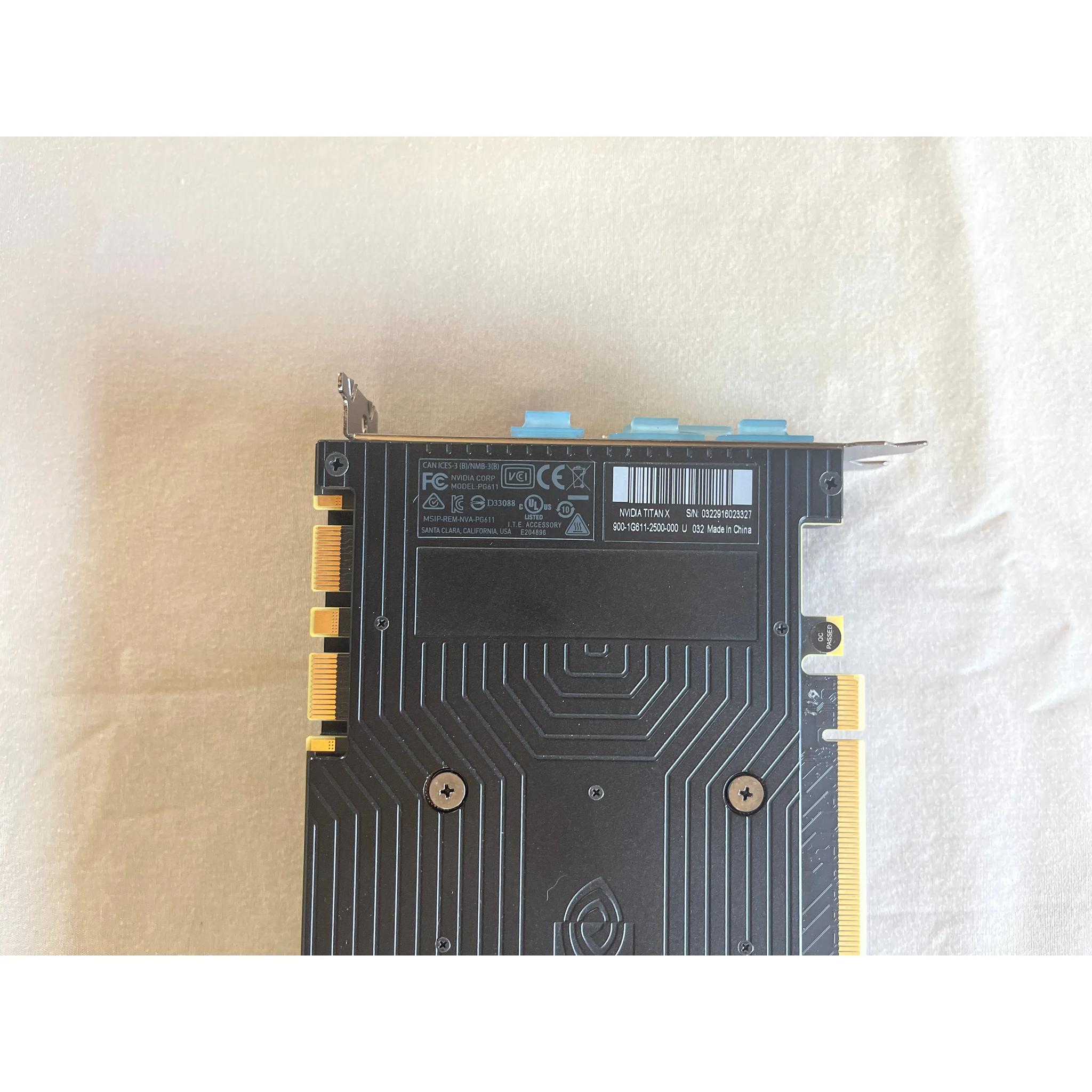 NVIDIA Titan X (Pascal) 12GB GDDR5X GPU