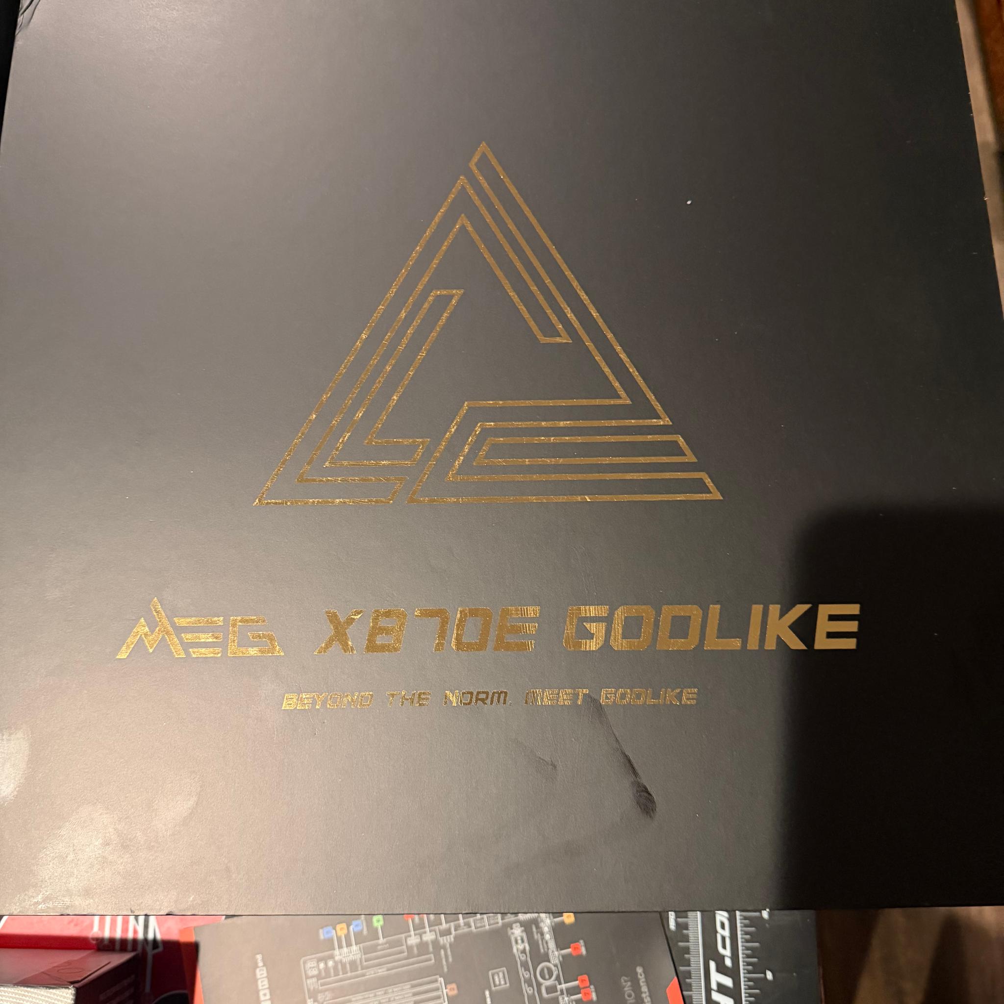 MSI MEG X870E GODLIKE AM5 Motherboard w/ ALL Accessories & Original Box