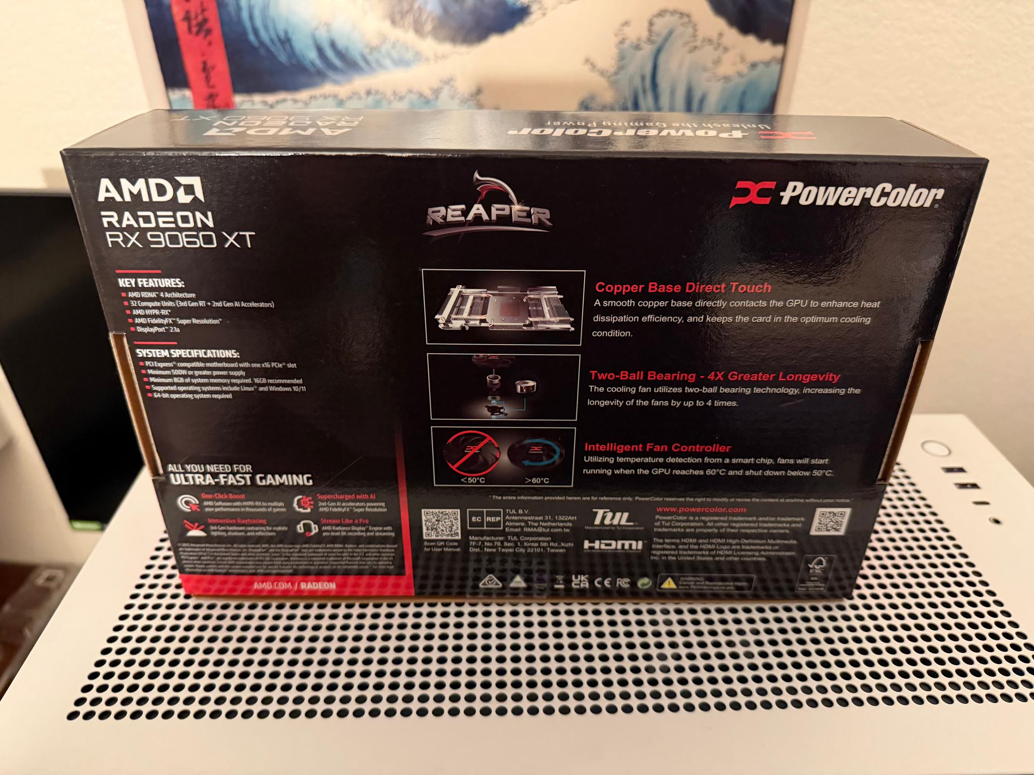AMD Radeon Power Color 9060XT 16GB