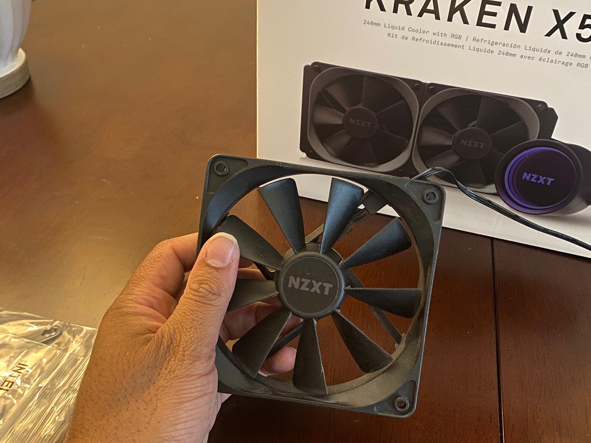 AS IS NZXT Kraken X53 240mm AIO with Fans