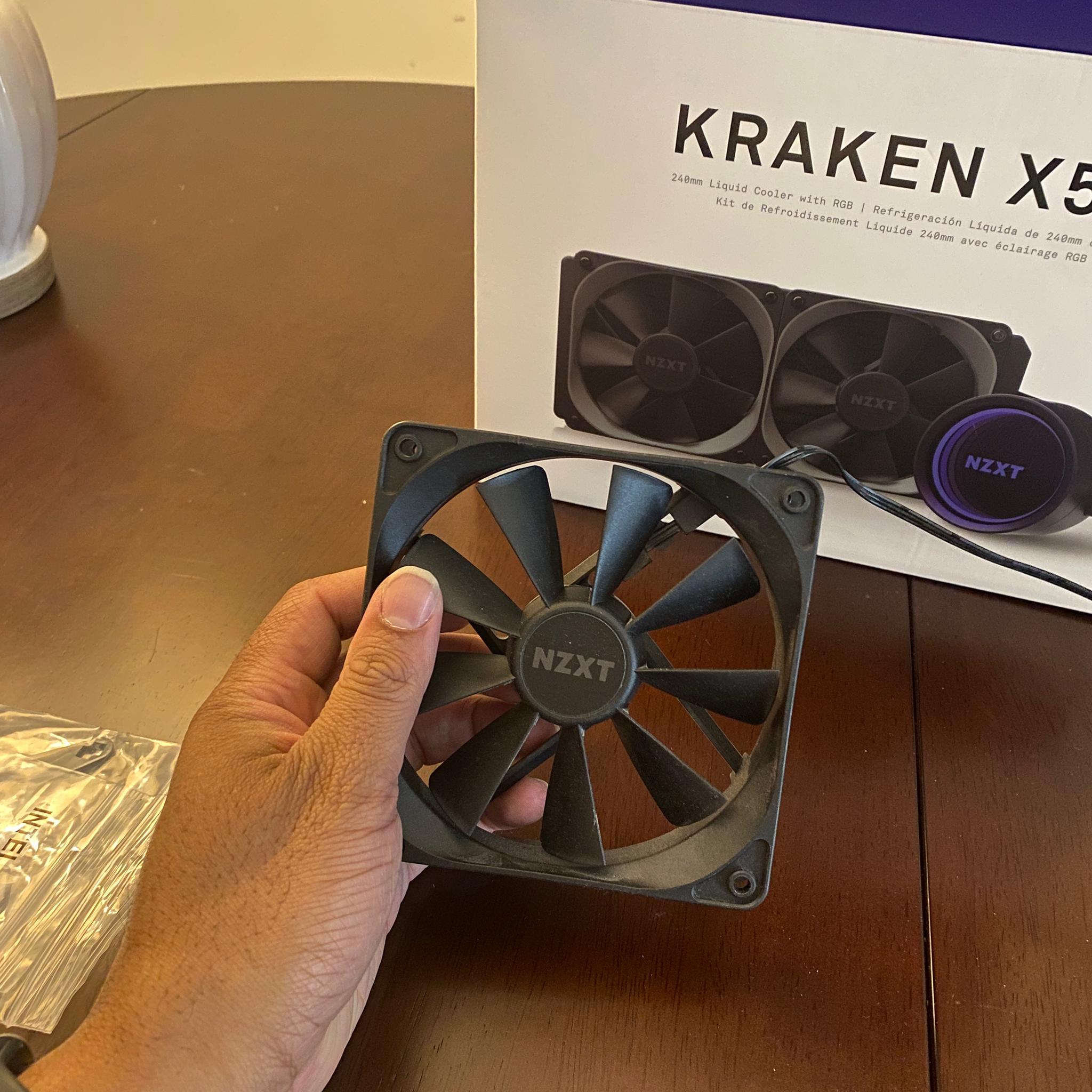 AS IS NZXT Kraken X53 240mm AIO with Fans