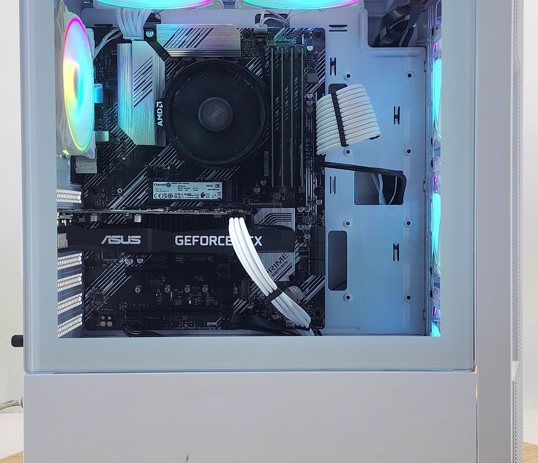 Gaming PC Ryzen 5 5600G 16GB RAM 500GB SSD GTX 1650 4GB Windows 11 Computer
