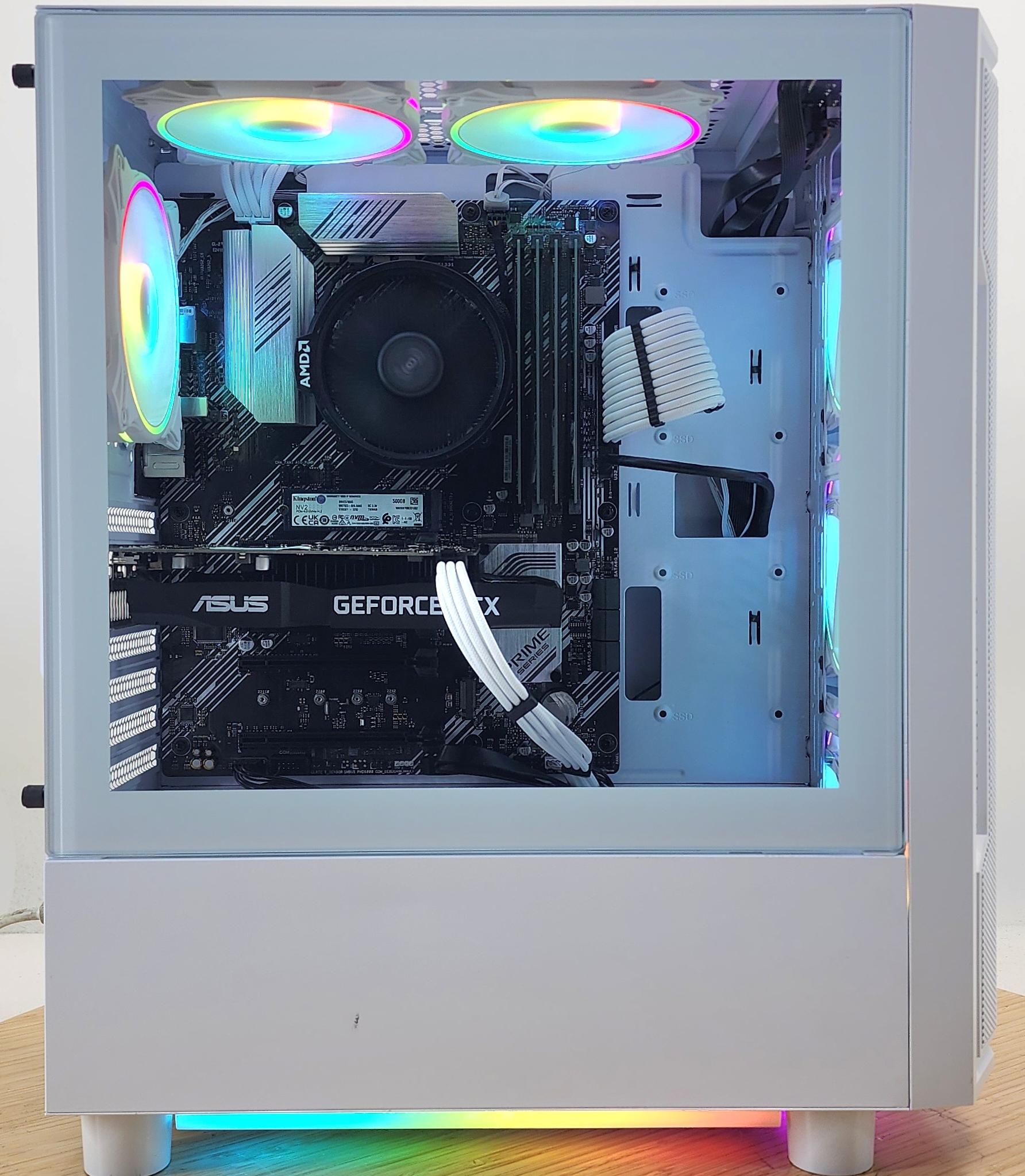 Gaming PC Ryzen 5 5600G 16GB RAM 500GB SSD GTX 1650 4GB Windows 11 Computer