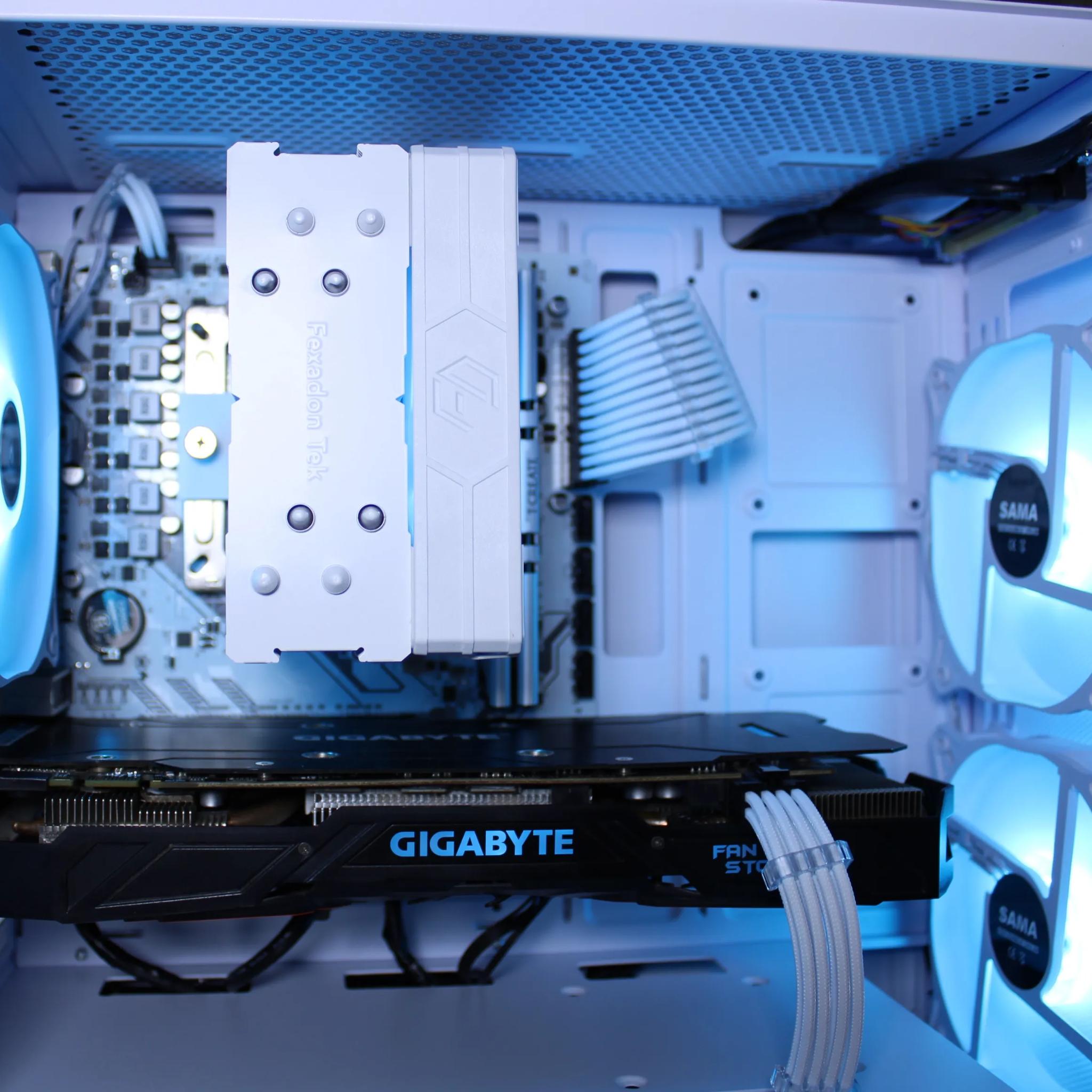 ⚪⚫⚪ Gaming PC! | GTX 1070 TI | Ryzen 5 2600 | 16GB DDR4 Ram | 1TB NVMe | Win 10 Activated | WiFi